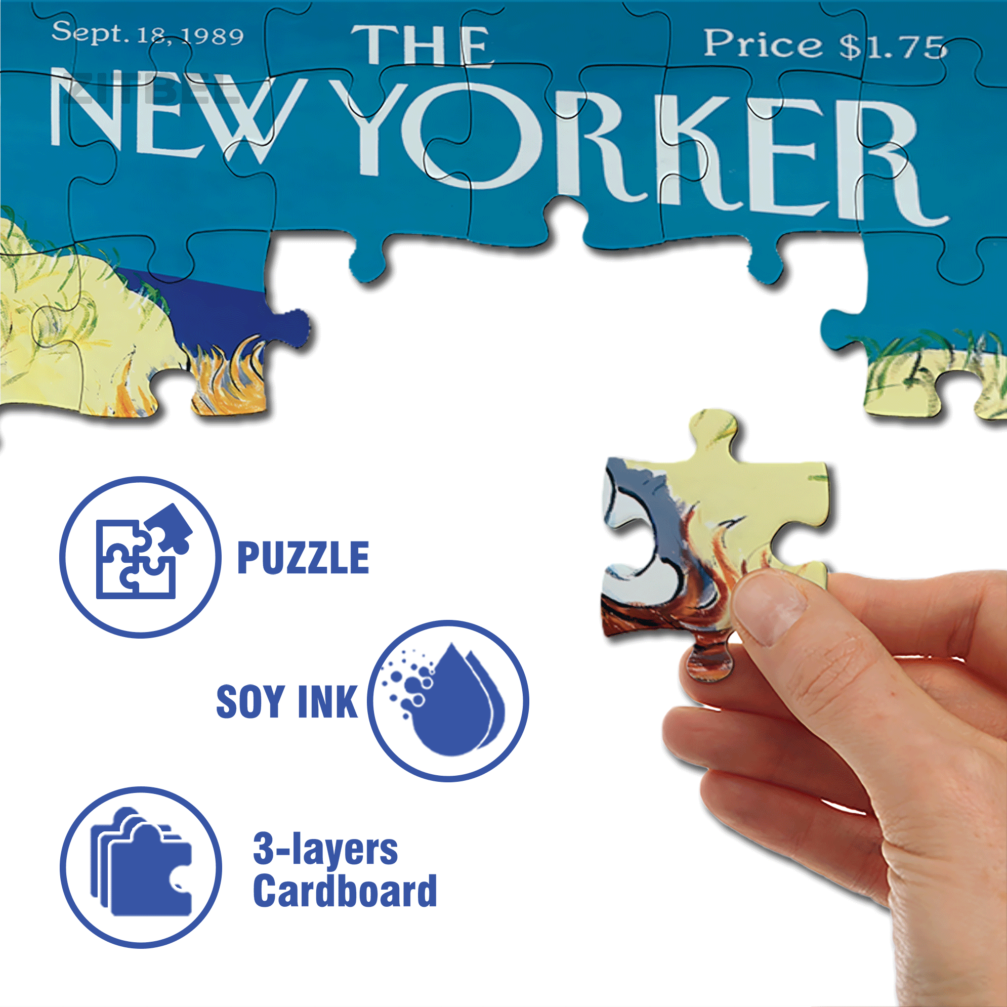 Summer Friday 500pcs/1000pcs Jigsaw Puzzle, Scratch-Resistant, Interactive Family Game & Brain-Boosting DIY Decor, Perfect for Halloween, Christmas & New Year Gifts, Family Puzzle Game