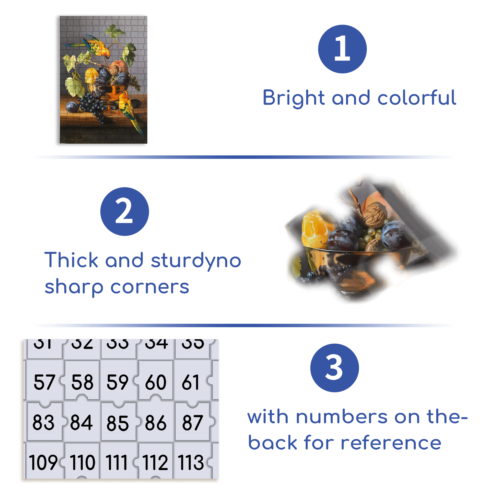 Sun Birds 500pcs/1000pcs Jigsaw Puzzle, Scratch-Resistant, Interactive Family Game & Brain-Boosting DIY Decor, Perfect for Halloween, Christmas & New Year Gifts, Family Puzzle Game