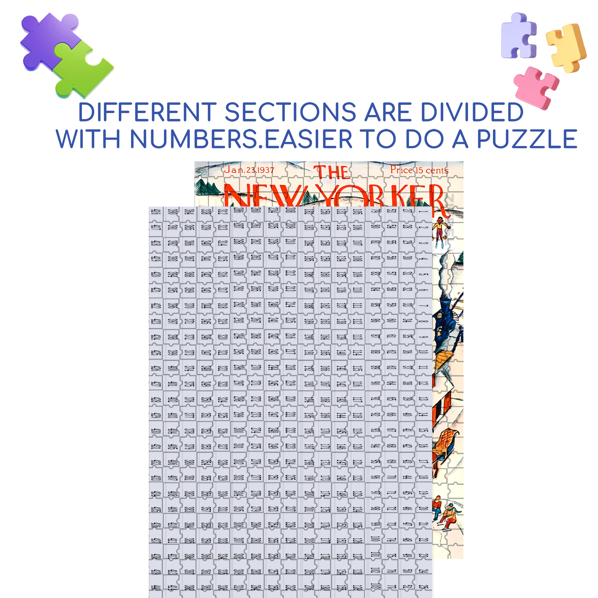 Winter Weekend 500pcs/1000pcs Jigsaw Puzzle, Scratch-Resistant, Interactive Family Game & Brain-Boosting DIY Decor, Perfect for Halloween, Christmas & New Year Gifts, Family Puzzle Game