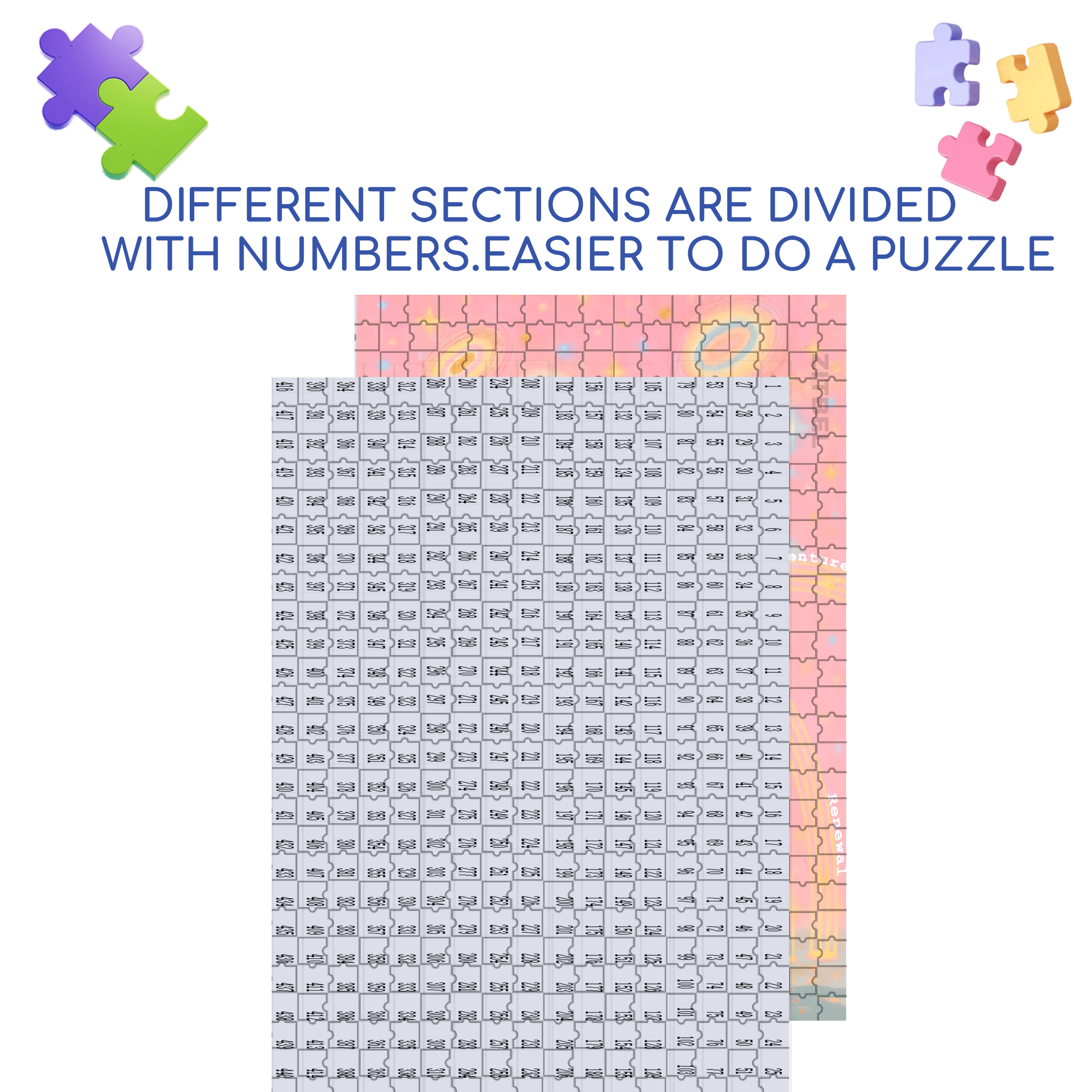 Wishing Fountain 500pcs/1000pcs Jigsaw Puzzle, Scratch-Resistant, Interactive Family Game & Brain-Boosting DIY Decor, Perfect for Halloween, Christmas & New Year Gifts, Family Puzzle Game