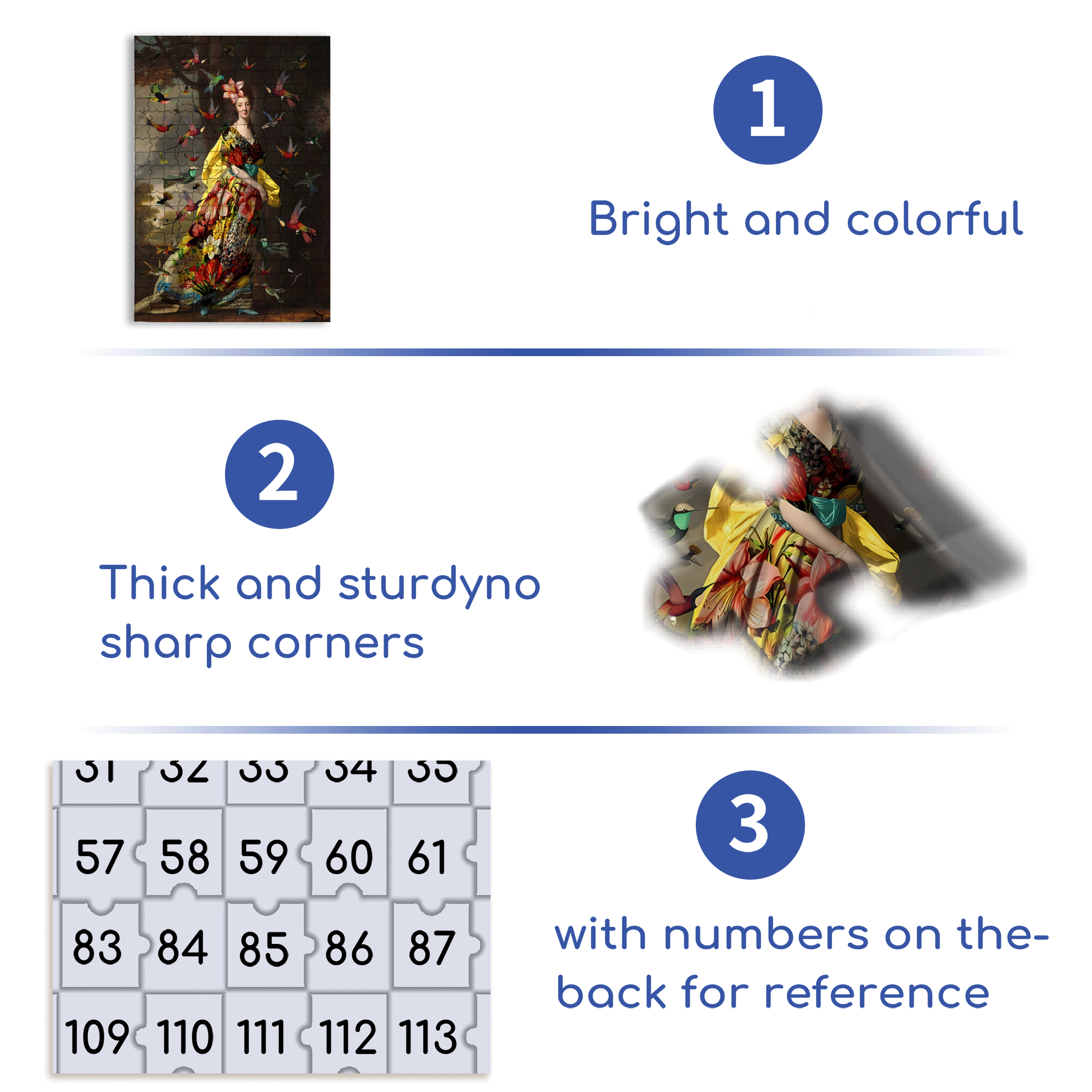A Charm of Hummingbirds 500pcs/1000pcs Jigsaw Puzzle, Scratch-Resistant, Interactive Family Game & Brain-Boosting DIY Decor, Perfect for Halloween, Christmas & New Year Gifts, Family Puzzle Game