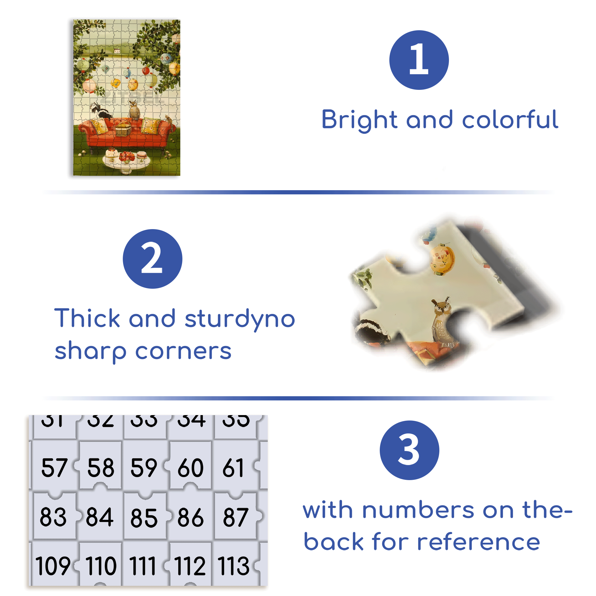 Afternoon 500pcs/1000pcs Jigsaw Puzzle, Scratch-Resistant, Interactive Family Game & Brain-Boosting DIY Decor, Perfect for Halloween, Christmas & New Year Gifts, Family Puzzle Game