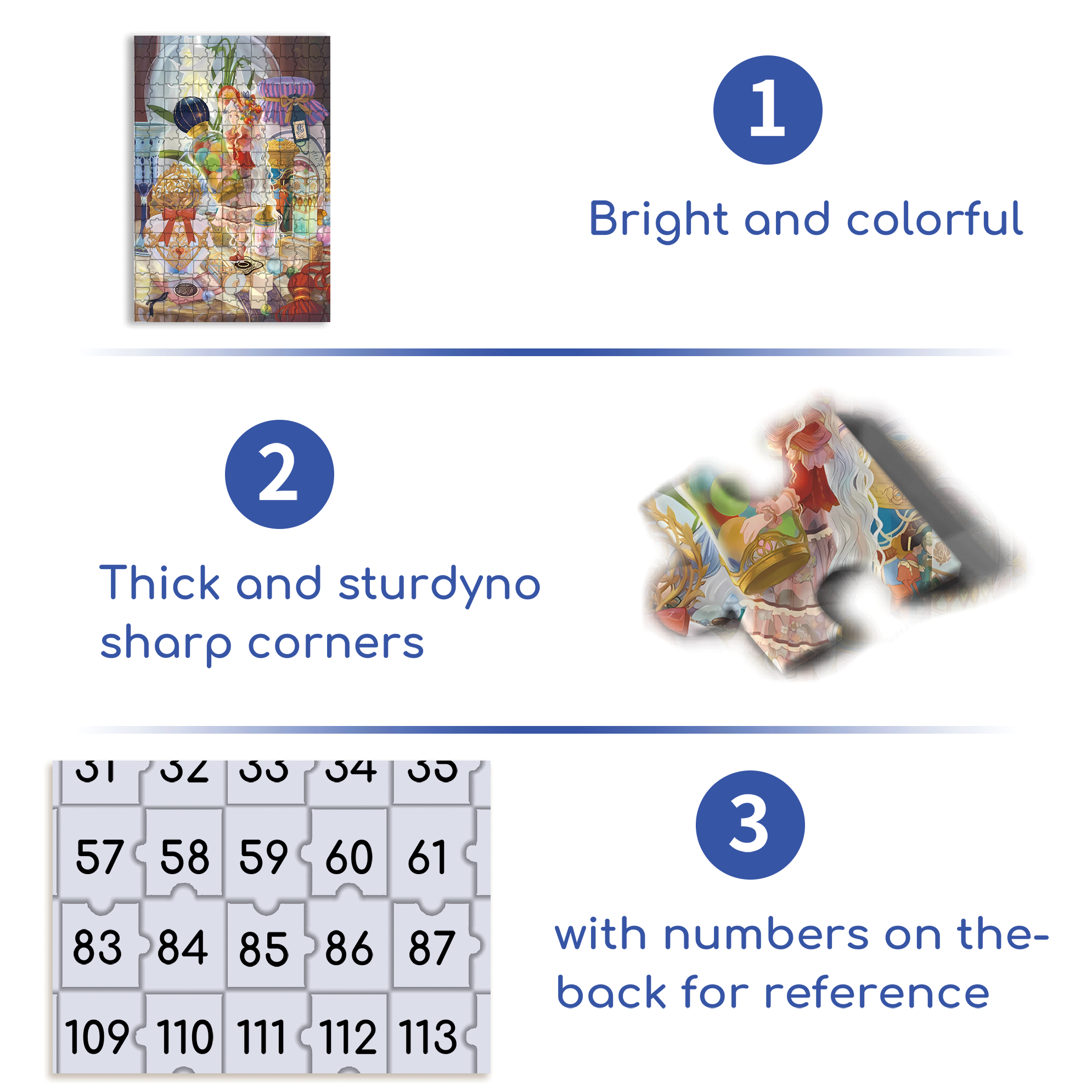 Fairy Tales 500pcs/1000pcs Jigsaw Puzzle, Scratch-Resistant, Interactive Family Game & Brain-Boosting DIY Decor, Perfect for Halloween, Christmas & New Year Gifts, Family Puzzle Game