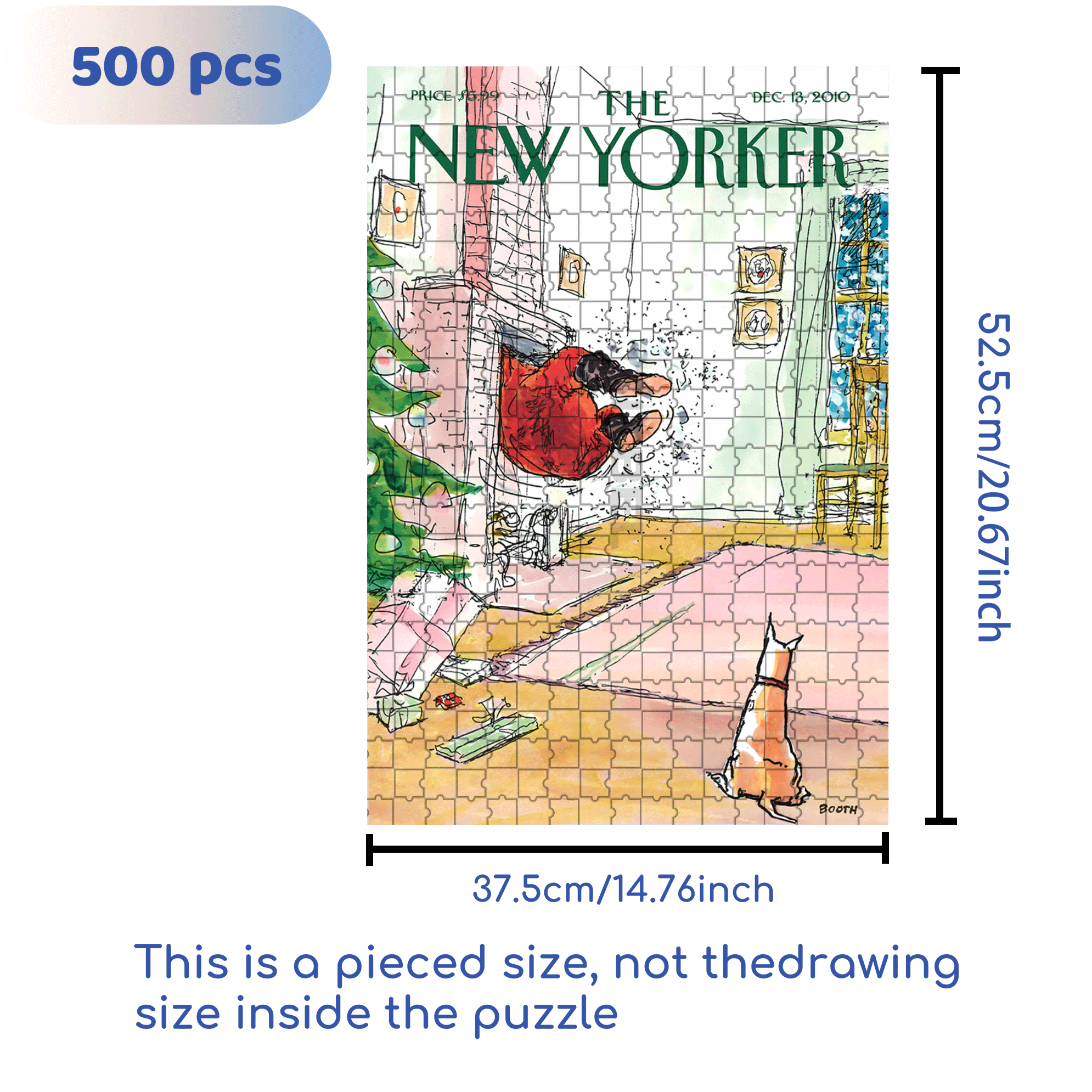 Falling From The Sky 500pcs/1000pcs Jigsaw Puzzle, Scratch-Resistant, Interactive Family Game & Brain-Boosting DIY Decor, Perfect for Halloween, Christmas & New Year Gifts, Family Puzzle Game