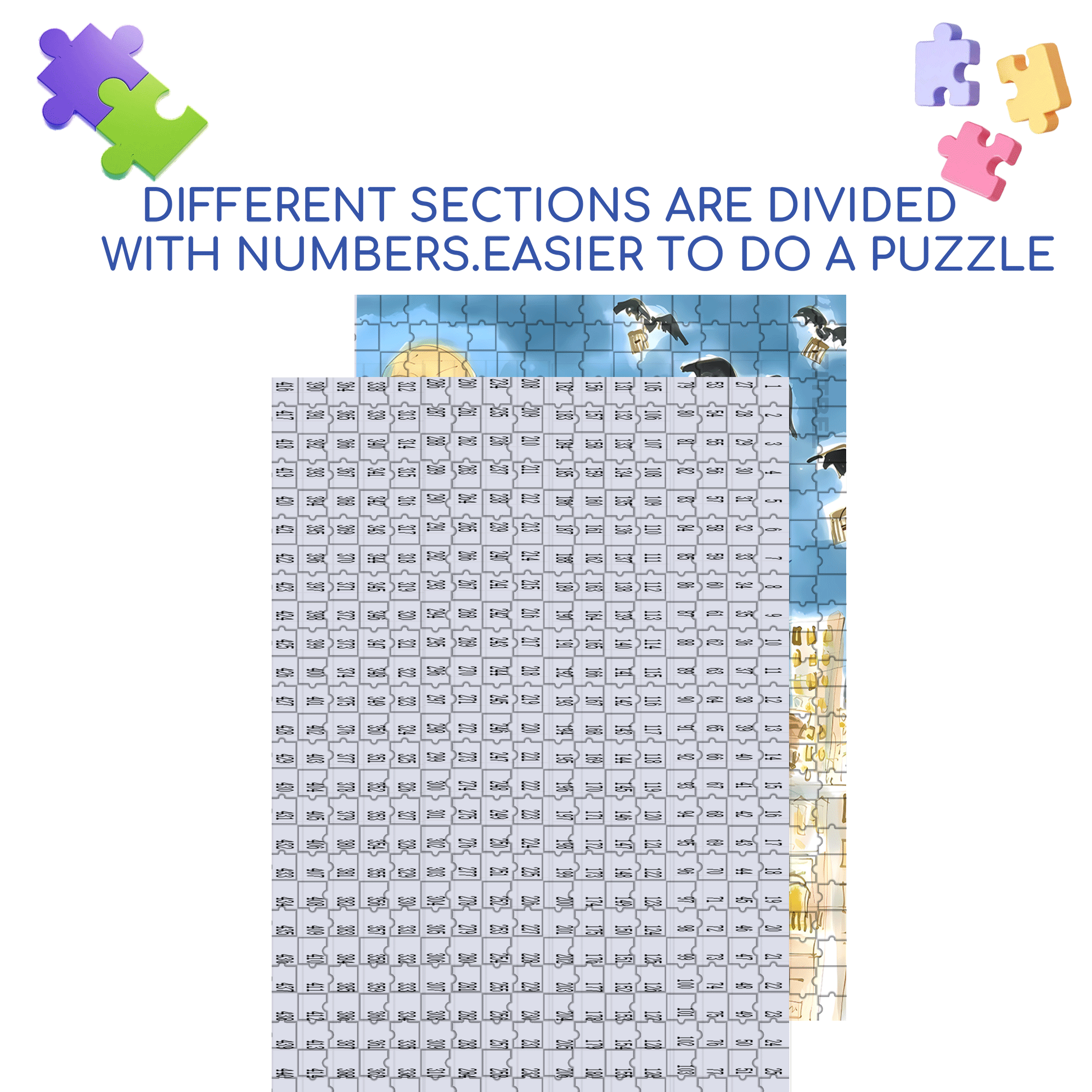 Fashion Witch 500pcs/1000pcs Jigsaw Puzzle, Scratch-Resistant, Interactive Family Game & Brain-Boosting DIY Decor, Perfect for Halloween, Christmas & New Year Gifts, Family Puzzle Game