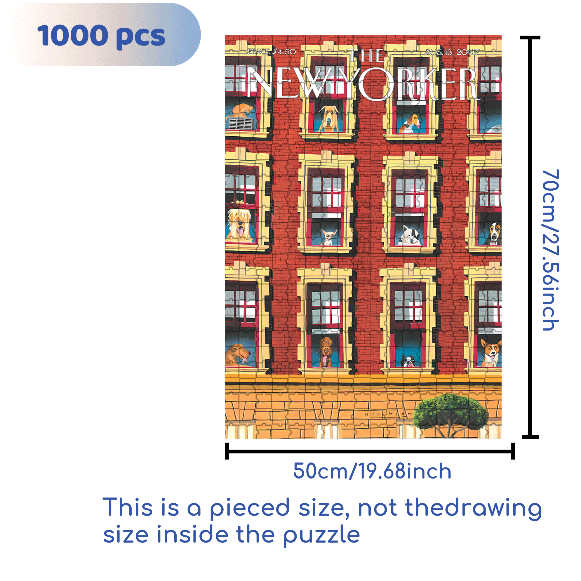 Hot Dogs 500pcs/1000pcs Jigsaw Puzzle, Scratch-Resistant, Interactive Family Game & Brain-Boosting DIY Decor, Perfect for Halloween, Christmas & New Year Gifts, Family Puzzle Game