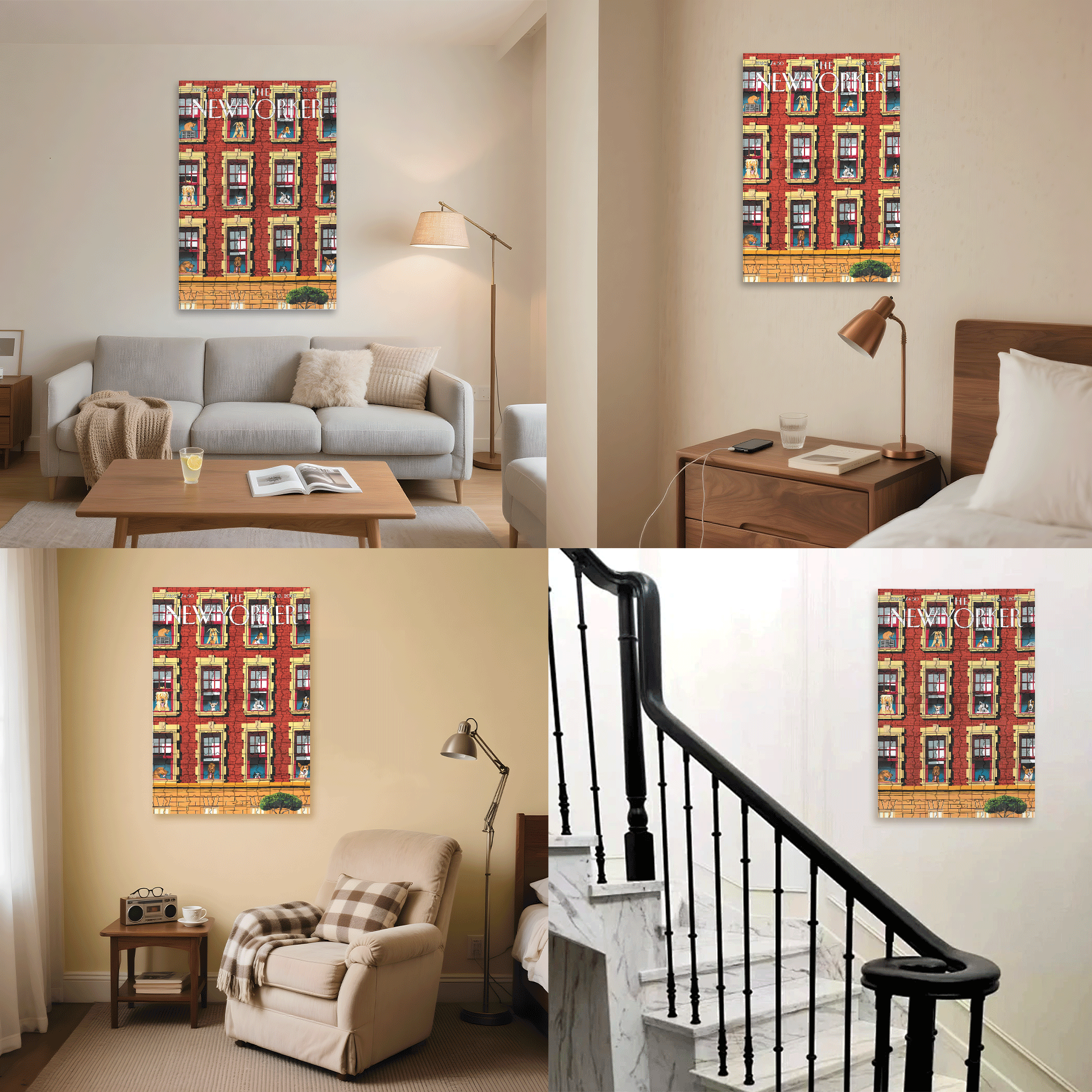 Hot Dogs 500pcs/1000pcs Jigsaw Puzzle, Scratch-Resistant, Interactive Family Game & Brain-Boosting DIY Decor, Perfect for Halloween, Christmas & New Year Gifts, Family Puzzle Game