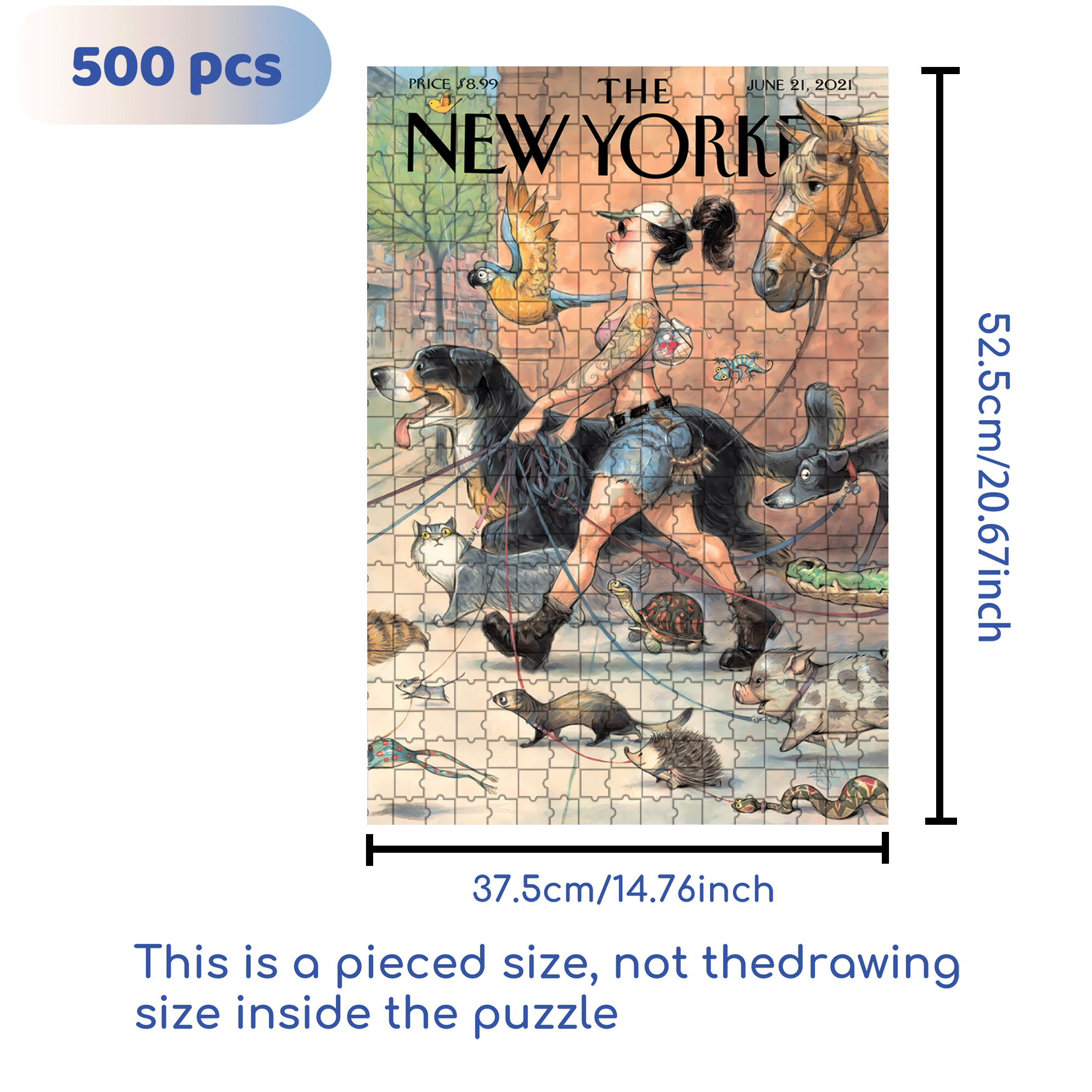 Local Fauna 500pcs/1000pcs Jigsaw Puzzle, Scratch-Resistant, Interactive Family Game & Brain-Boosting DIY Decor, Perfect for Halloween, Christmas & New Year Gifts, Family Puzzle Game