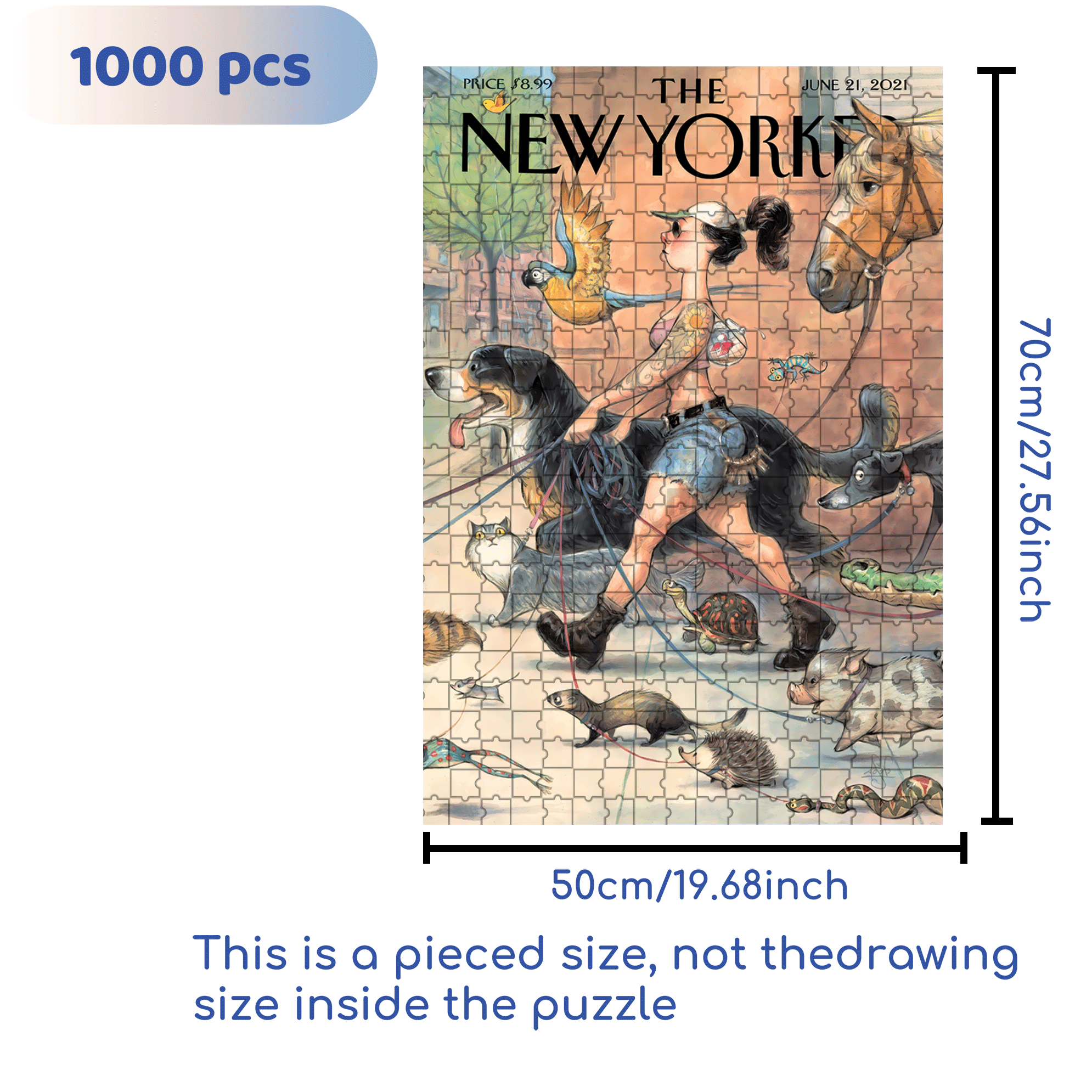 Local Fauna 500pcs/1000pcs Jigsaw Puzzle, Scratch-Resistant, Interactive Family Game & Brain-Boosting DIY Decor, Perfect for Halloween, Christmas & New Year Gifts, Family Puzzle Game
