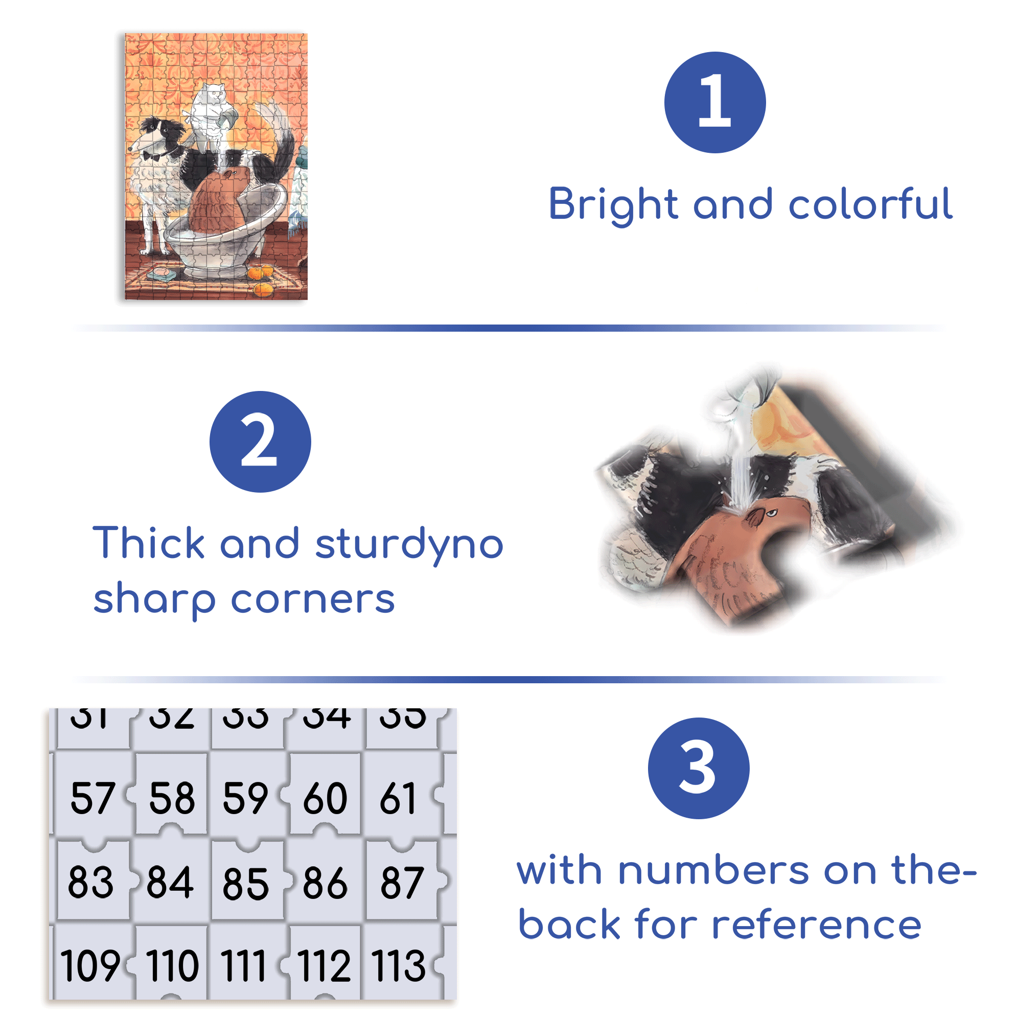 Meow's Life Diary 4 500pcs/1000pcs Jigsaw Puzzle, Scratch-Resistant, Interactive Family Game & Brain-Boosting DIY Decor, Perfect for Halloween, Christmas & New Year Gifts, Family Puzzle Game