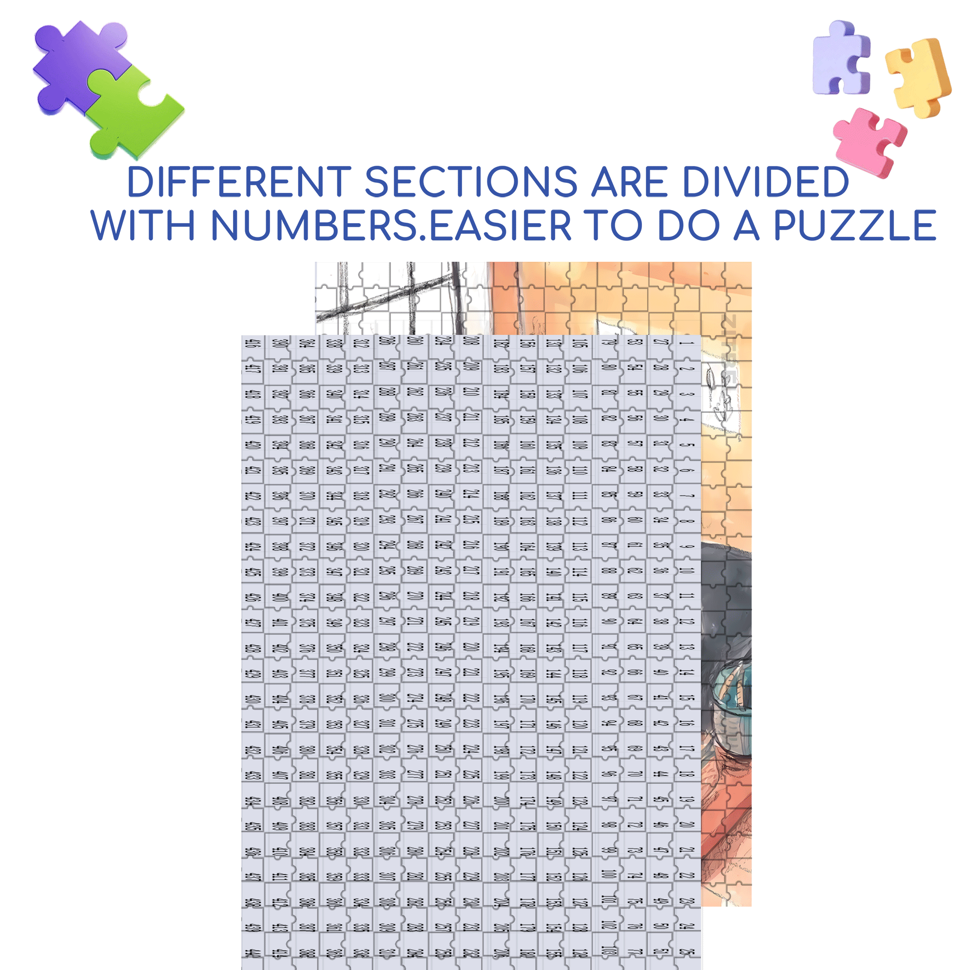 Meow's Life Diary 5 500pcs/1000pcs Jigsaw Puzzle, Scratch-Resistant, Interactive Family Game & Brain-Boosting DIY Decor, Perfect for Halloween, Christmas & New Year Gifts, Family Puzzle Game