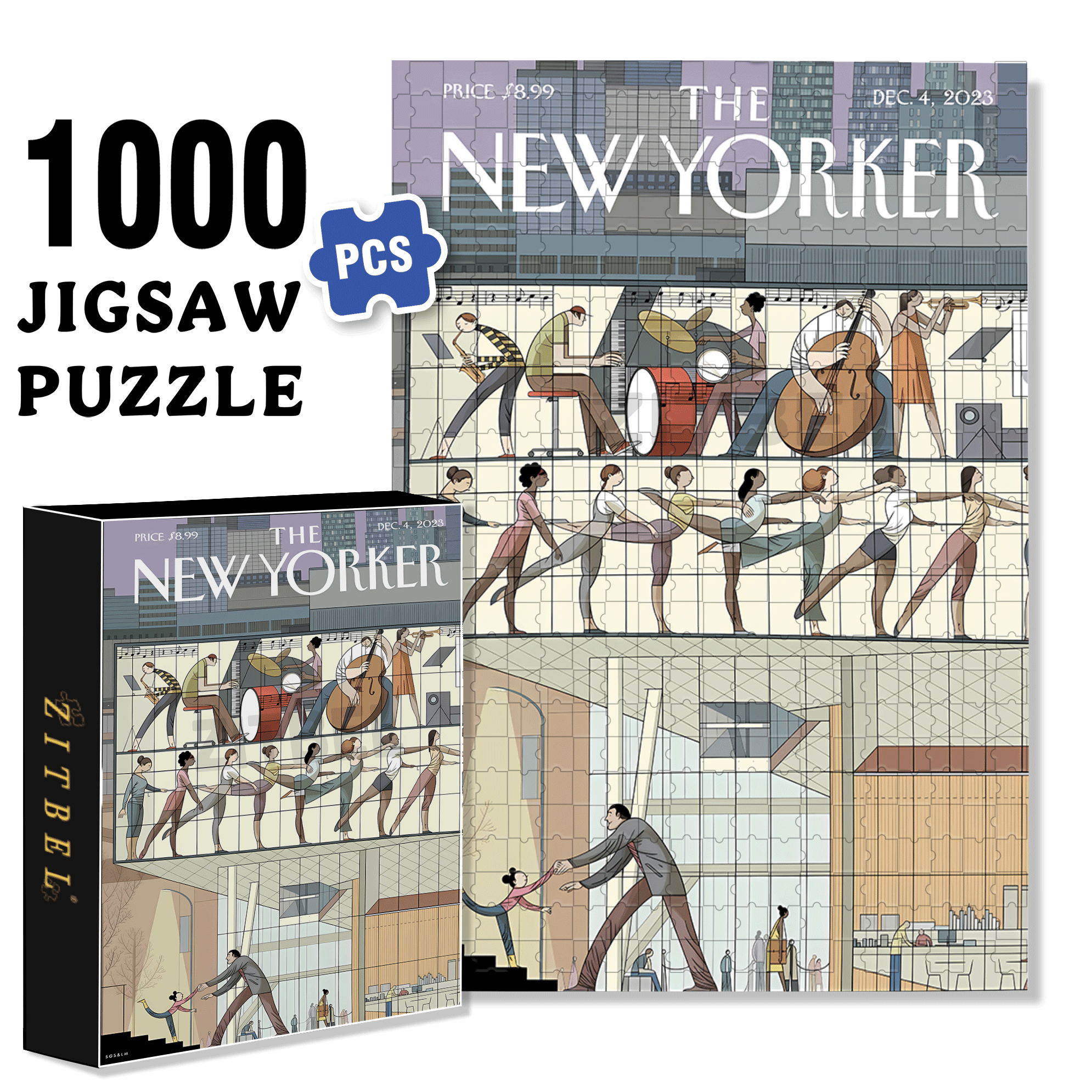 Ready to Soar 500pcs/1000pcs Jigsaw Puzzle, Scratch-Resistant, Interactive Family Game & Brain-Boosting DIY Decor, Perfect for Halloween, Christmas & New Year Gifts, Family Puzzle Game