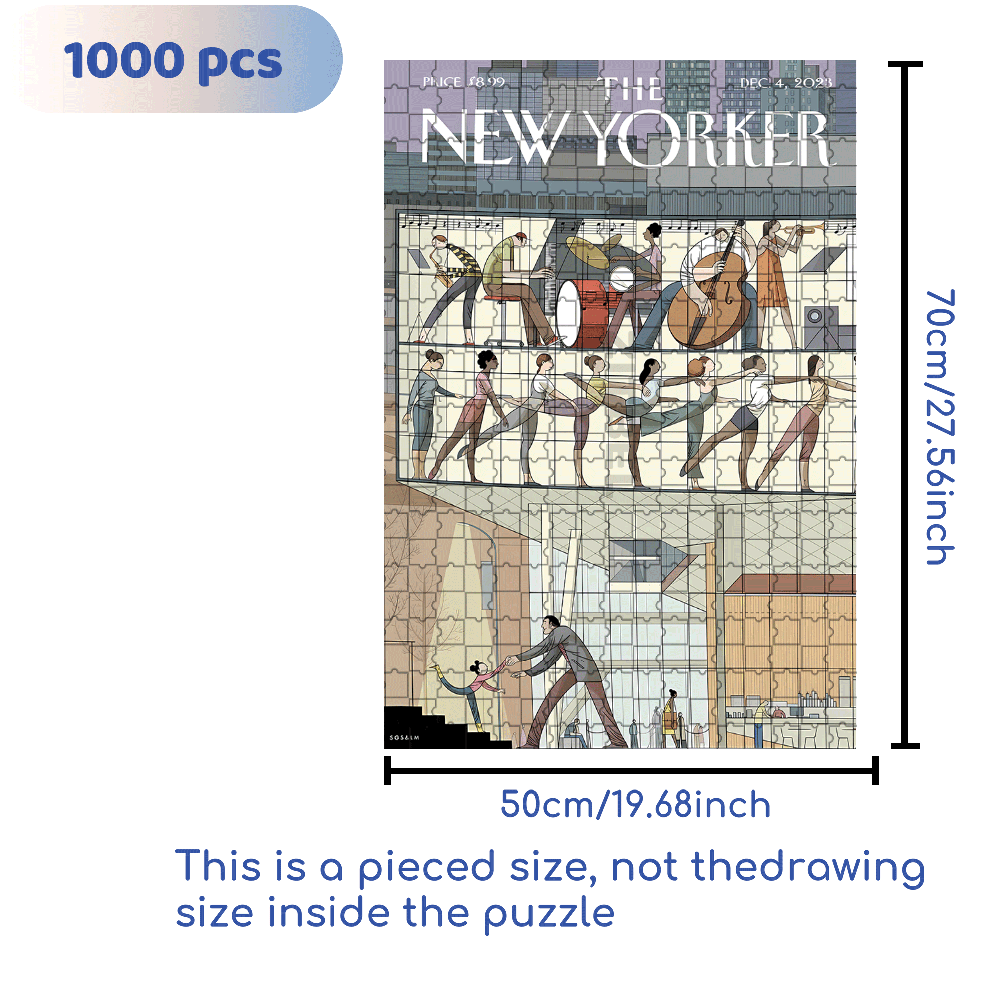 Ready to Soar 500pcs/1000pcs Jigsaw Puzzle, Scratch-Resistant, Interactive Family Game & Brain-Boosting DIY Decor, Perfect for Halloween, Christmas & New Year Gifts, Family Puzzle Game