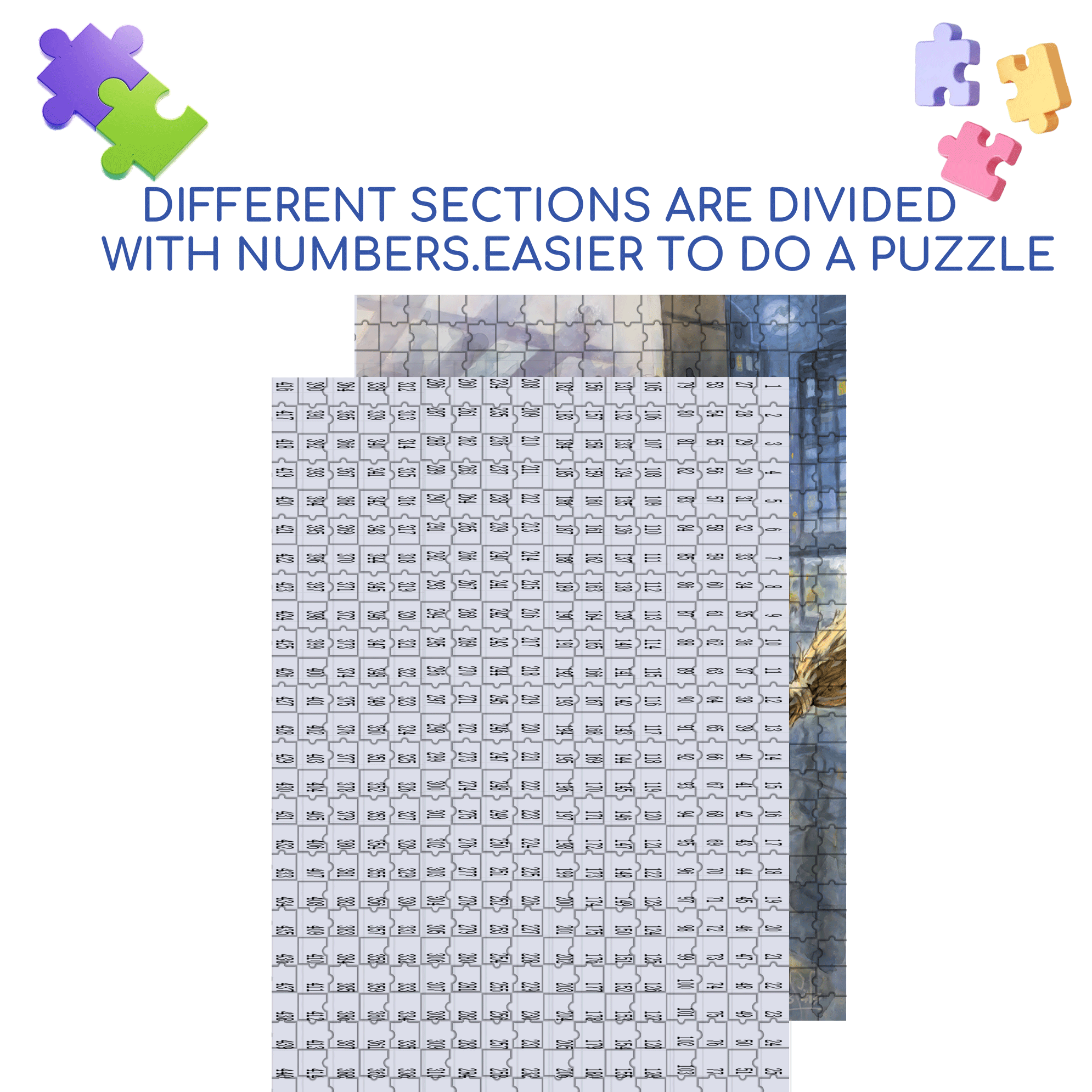 Something Familiar 500pcs/1000pcs Jigsaw Puzzle, Scratch-Resistant, Interactive Family Game & Brain-Boosting DIY Decor, Perfect for Halloween, Christmas & New Year Gifts, Family Puzzle Game