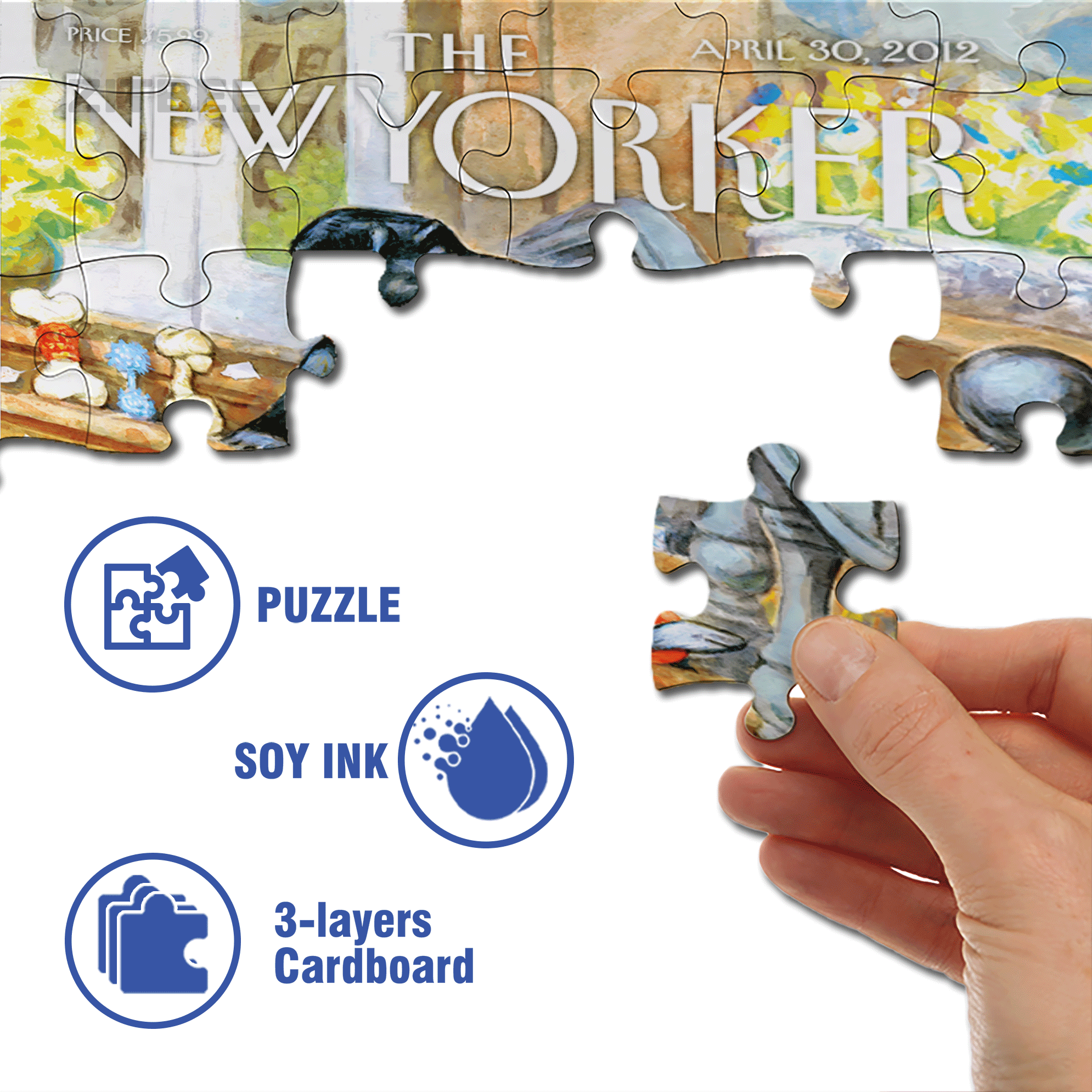 Tag Sale 500pcs/1000pcs Jigsaw Puzzle, Scratch-Resistant, Interactive Family Game & Brain-Boosting DIY Decor, Perfect for Halloween, Christmas & New Year Gifts, Family Puzzle Game