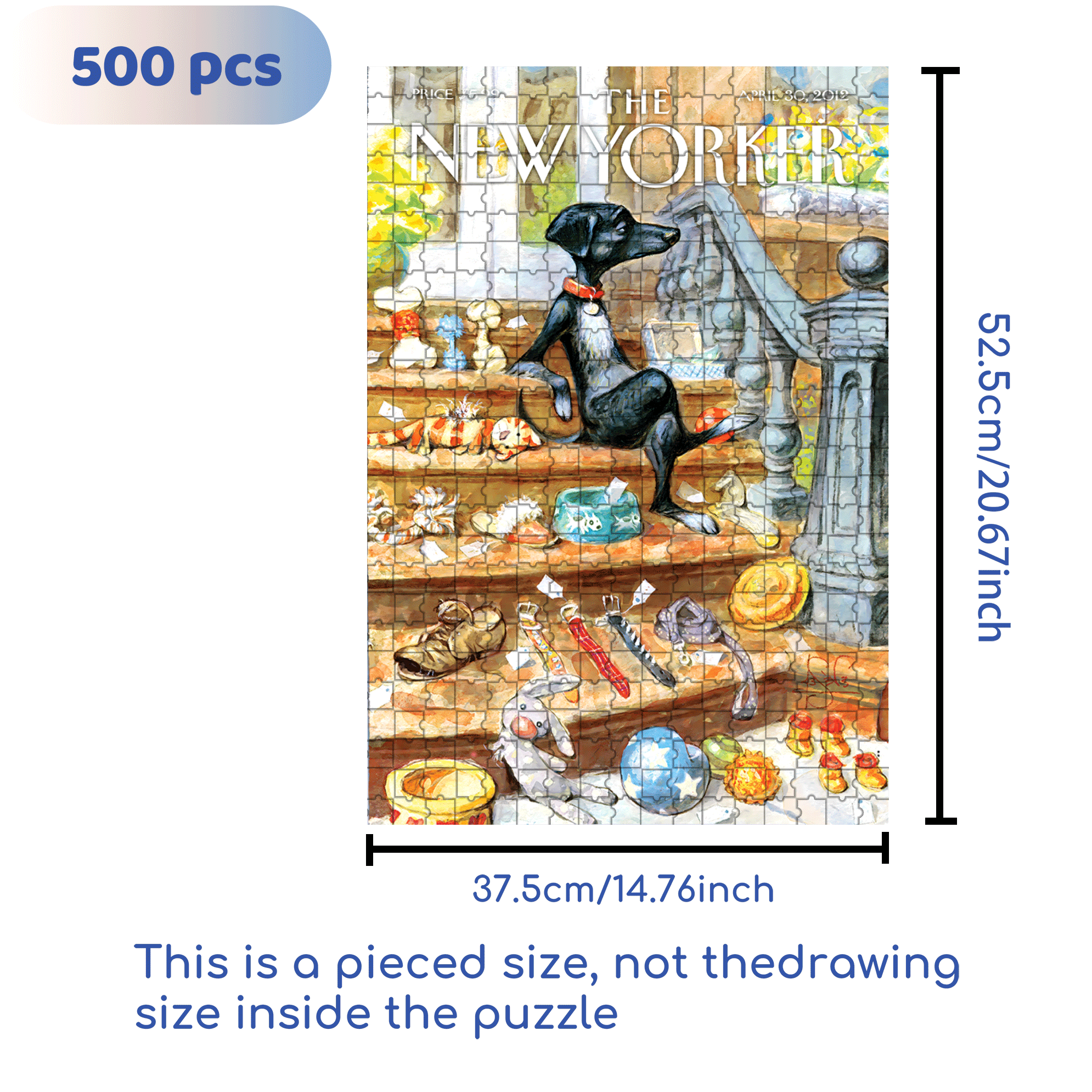 Tag Sale 500pcs/1000pcs Jigsaw Puzzle, Scratch-Resistant, Interactive Family Game & Brain-Boosting DIY Decor, Perfect for Halloween, Christmas & New Year Gifts, Family Puzzle Game