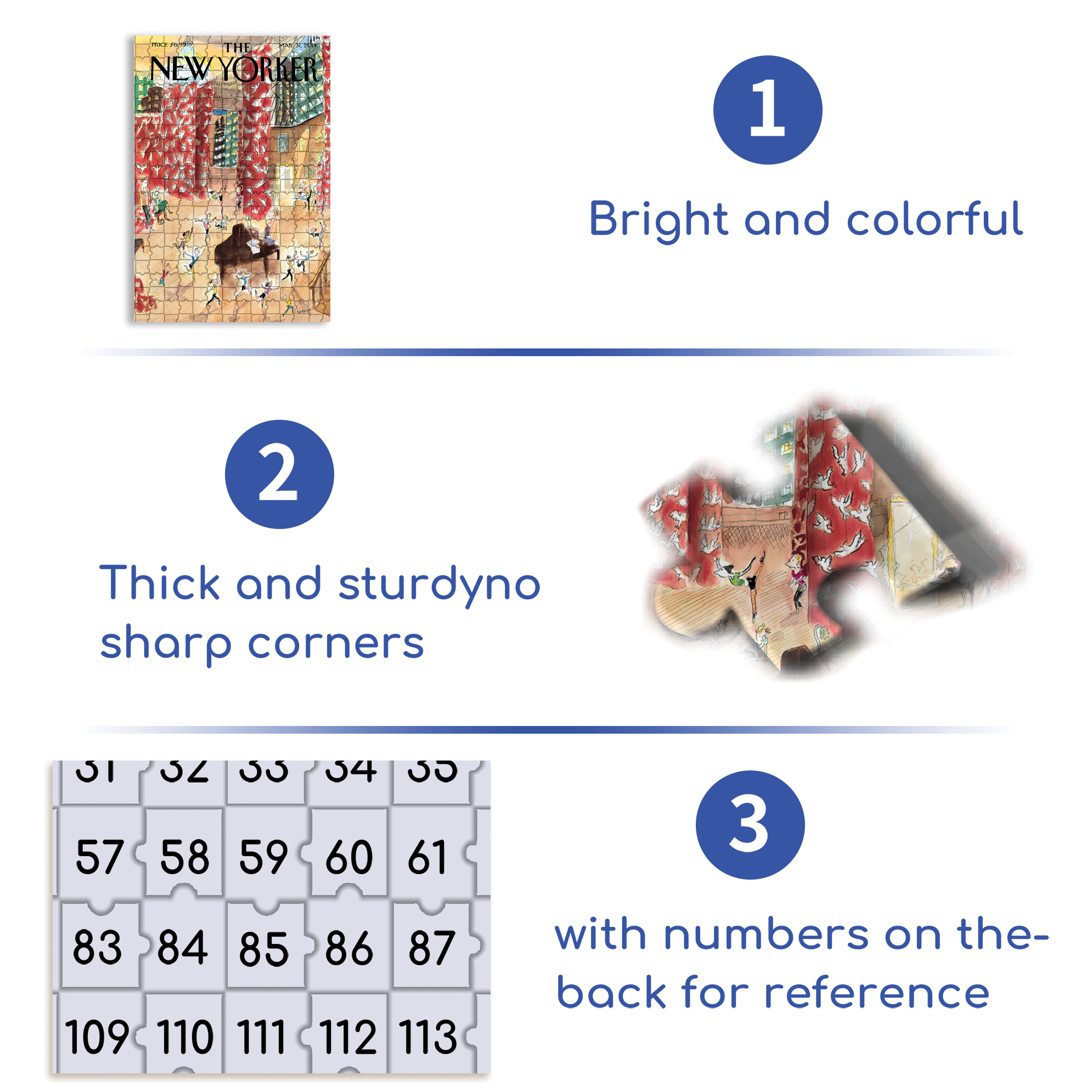 Tiny Dancers 500pcs/1000pcs Jigsaw Puzzle, Scratch-Resistant, Interactive Family Game & Brain-Boosting DIY Decor, Perfect for Halloween, Christmas & New Year Gifts, Family Puzzle Game