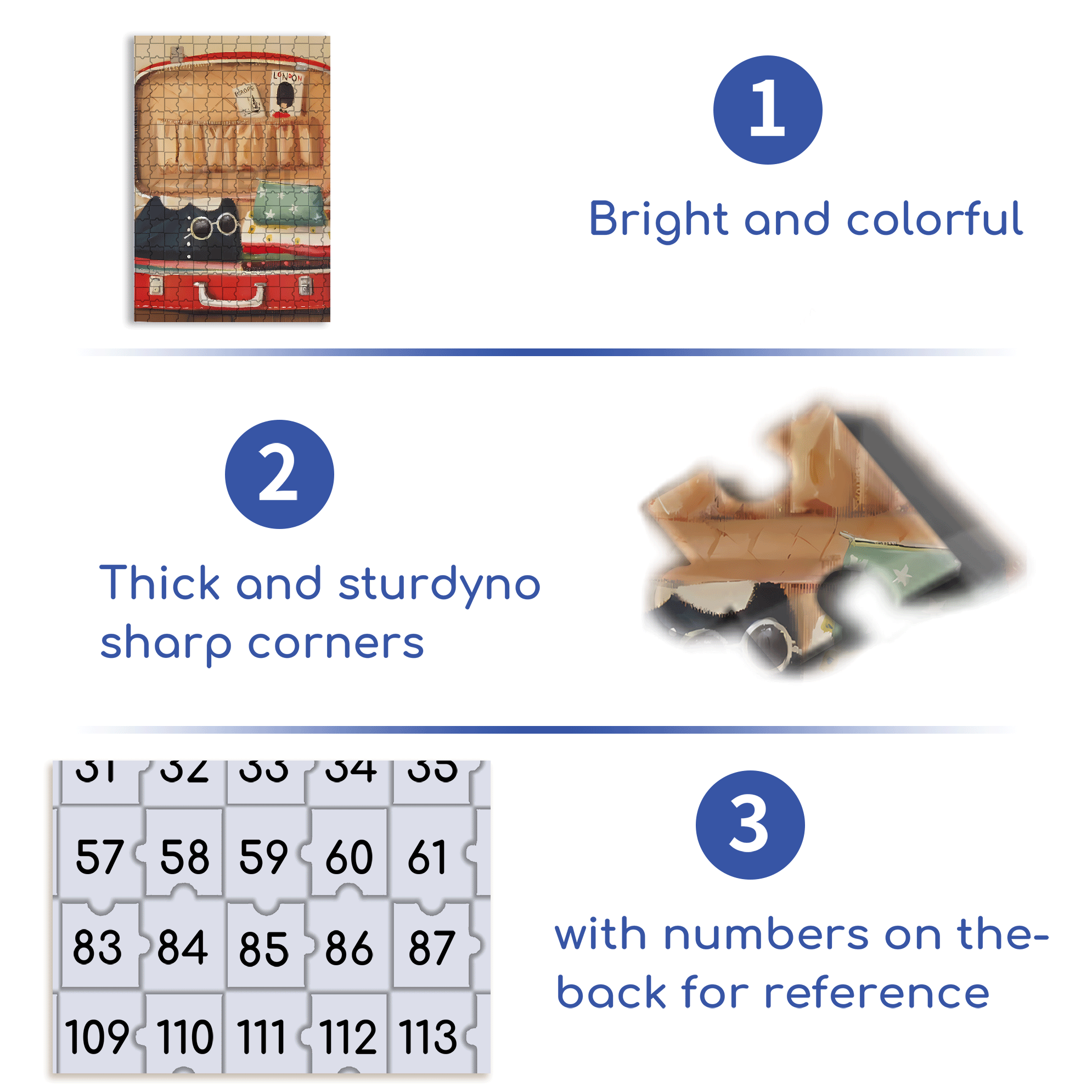 To London 500pcs/1000pcs Jigsaw Puzzle, Scratch-Resistant, Interactive Family Game & Brain-Boosting DIY Decor, Perfect for Halloween, Christmas & New Year Gifts, Family Puzzle Game