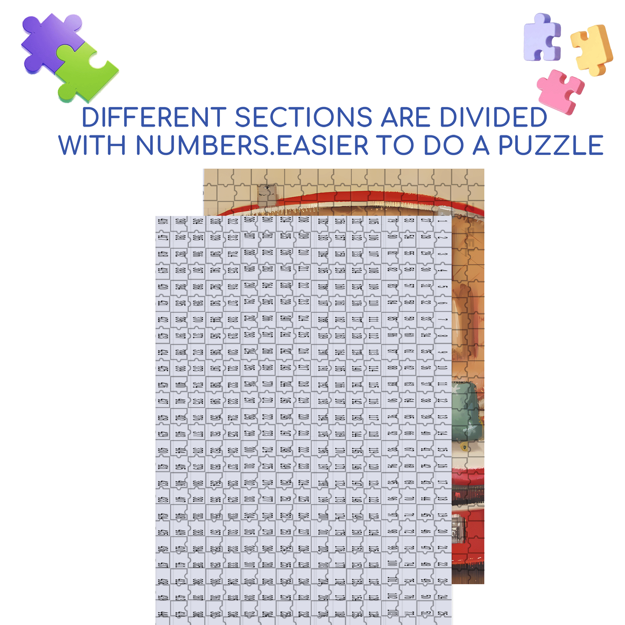 To London 500pcs/1000pcs Jigsaw Puzzle, Scratch-Resistant, Interactive Family Game & Brain-Boosting DIY Decor, Perfect for Halloween, Christmas & New Year Gifts, Family Puzzle Game