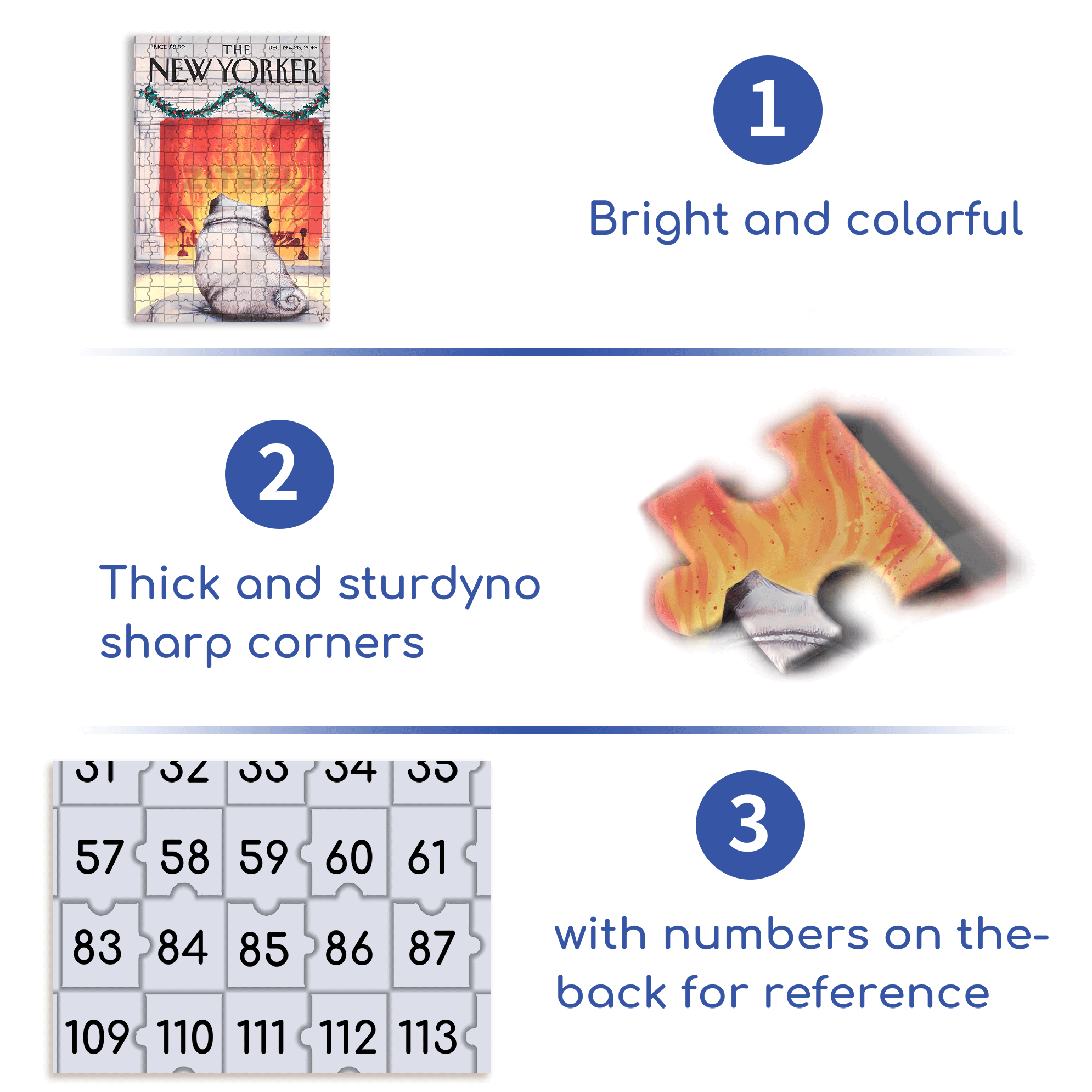 Yule Dog Mini 500pcs/1000pcs Jigsaw Puzzle, Scratch-Resistant, Interactive Family Game & Brain-Boosting DIY Decor, Perfect for Halloween, Christmas & New Year Gifts, Family Puzzle Game