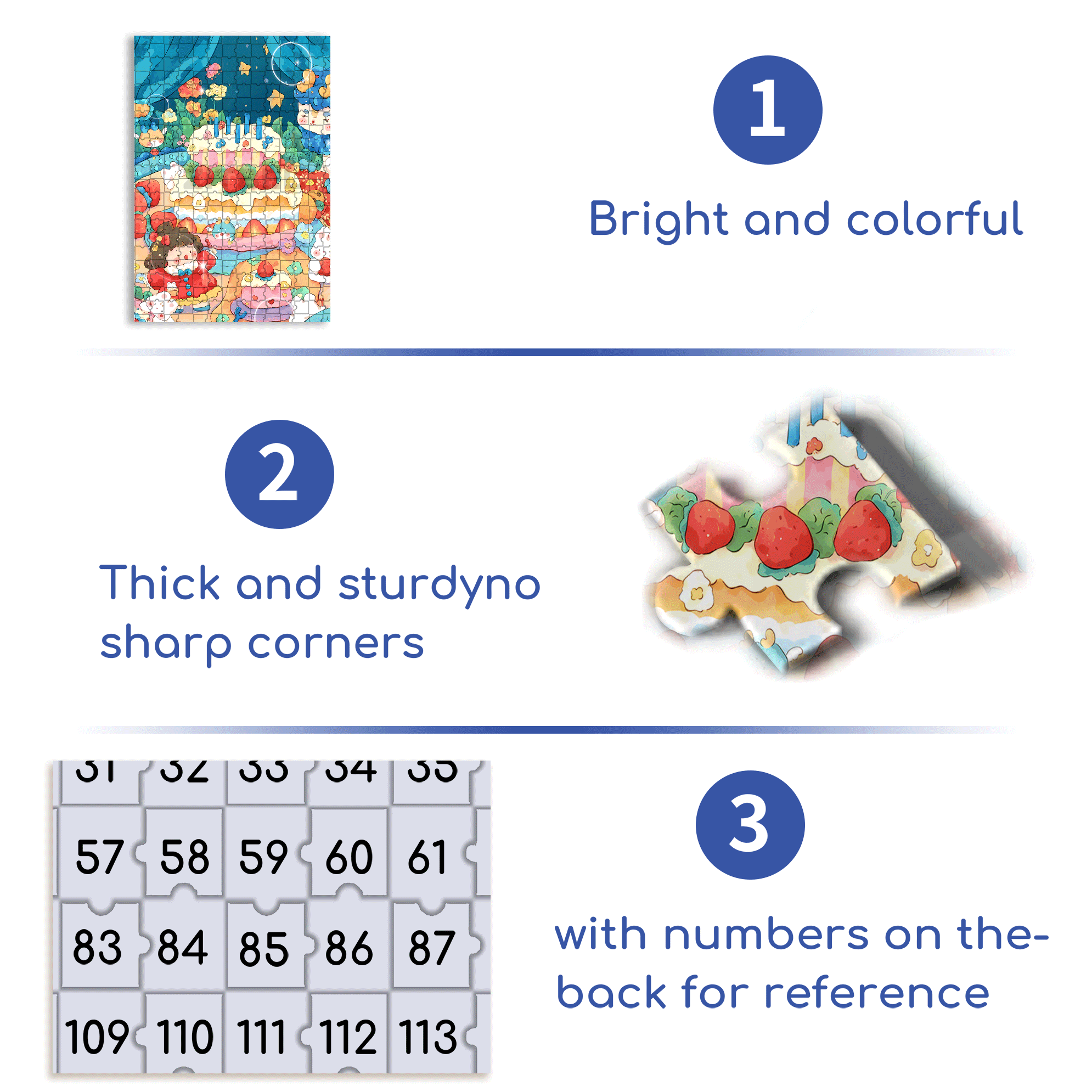 5th Birthday 500pcs/1000pcs Jigsaw Puzzle, Scratch-Resistant, Interactive Family Game & Brain-Boosting DIY Decor, Perfect for Halloween, Christmas & New Year Gifts, Family Puzzle Game