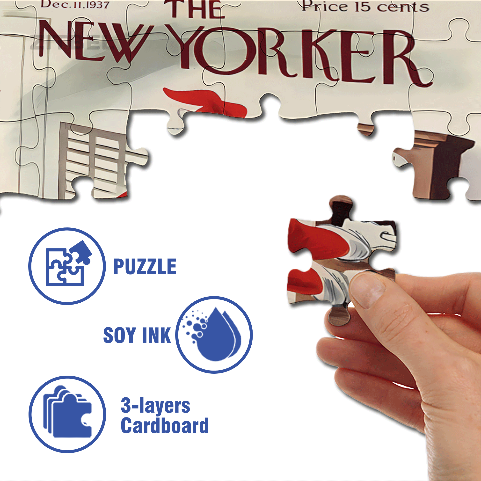 940 500pcs/1000pcs Jigsaw Puzzle, Scratch-Resistant, Interactive Family Game & Brain-Boosting DIY Decor, Perfect for Halloween, Christmas & New Year Gifts, Family Puzzle Game