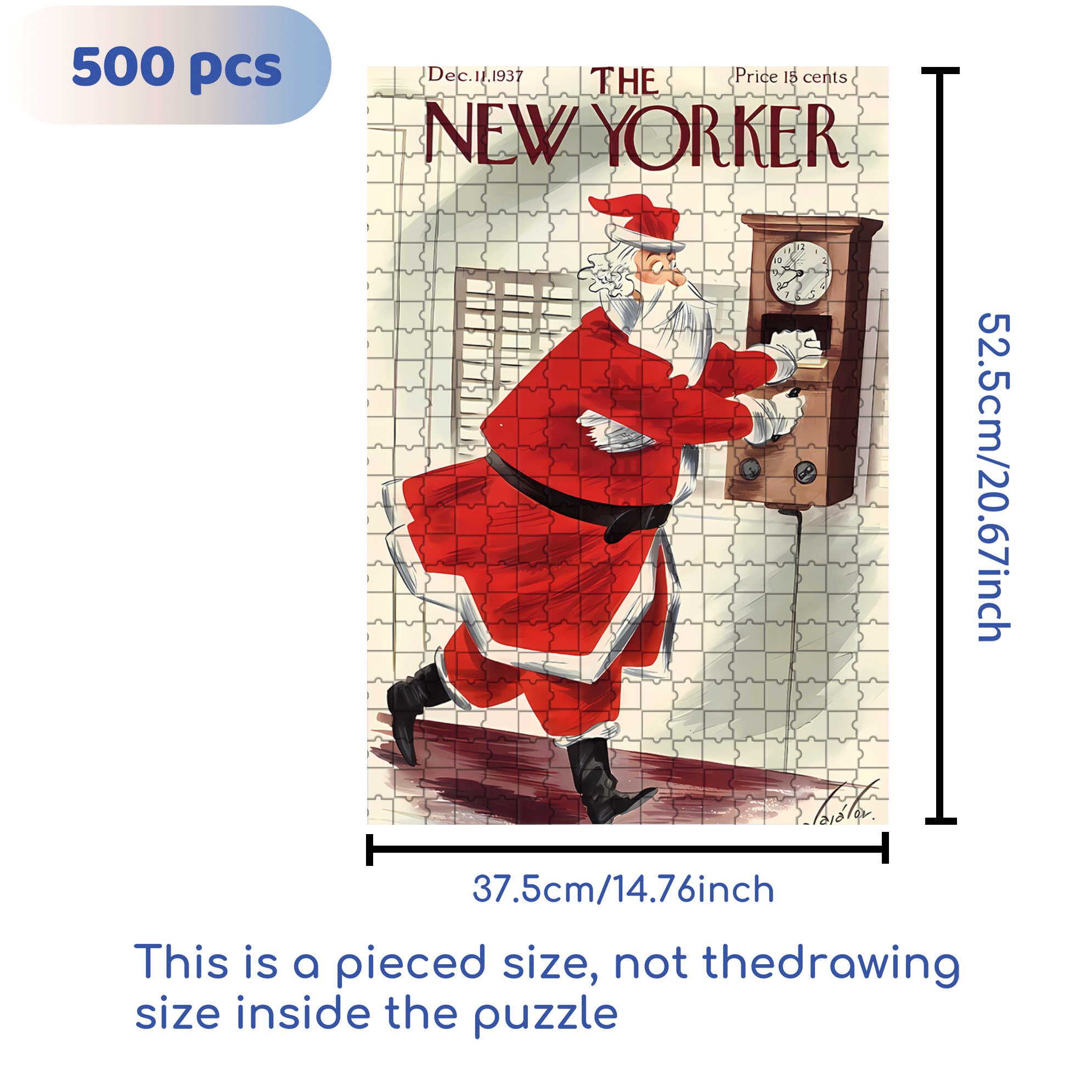 940 500pcs/1000pcs Jigsaw Puzzle, Scratch-Resistant, Interactive Family Game & Brain-Boosting DIY Decor, Perfect for Halloween, Christmas & New Year Gifts, Family Puzzle Game