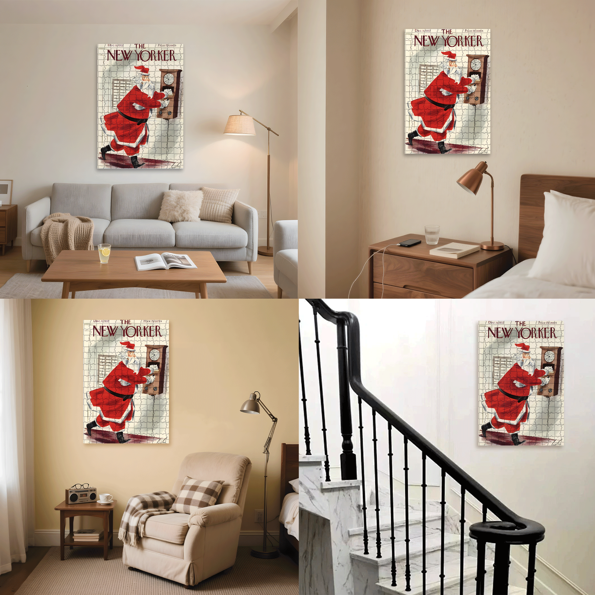 940 500pcs/1000pcs Jigsaw Puzzle, Scratch-Resistant, Interactive Family Game & Brain-Boosting DIY Decor, Perfect for Halloween, Christmas & New Year Gifts, Family Puzzle Game