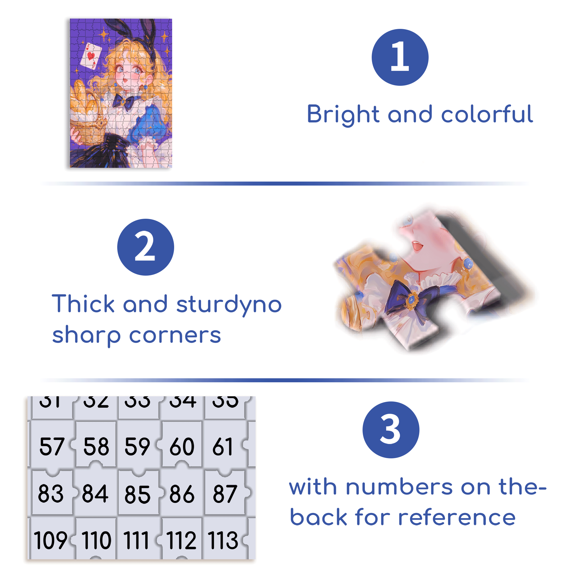 Ace of Hearts 500pcs/1000pcs Jigsaw Puzzle, Scratch-Resistant, Interactive Family Game & Brain-Boosting DIY Decor, Perfect for Halloween, Christmas & New Year Gifts, Family Puzzle Game