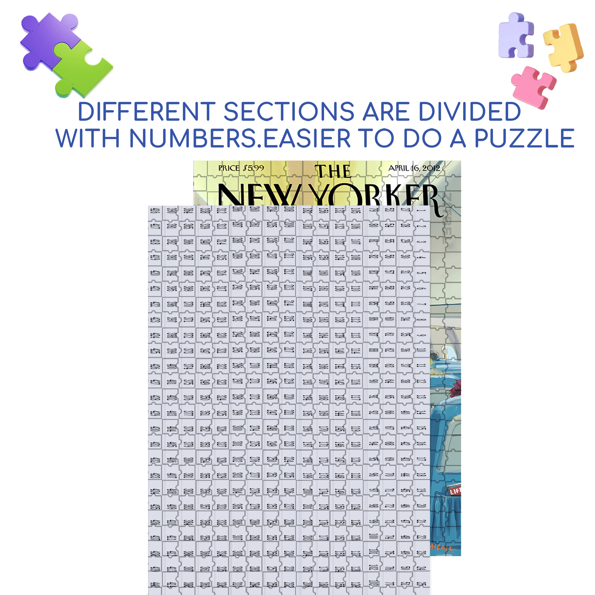 Carry-On Luggage 500pcs/1000pcs Jigsaw Puzzle, Scratch-Resistant, Interactive Family Game & Brain-Boosting DIY Decor, Perfect for Halloween, Christmas & New Year Gifts, Family Puzzle Game