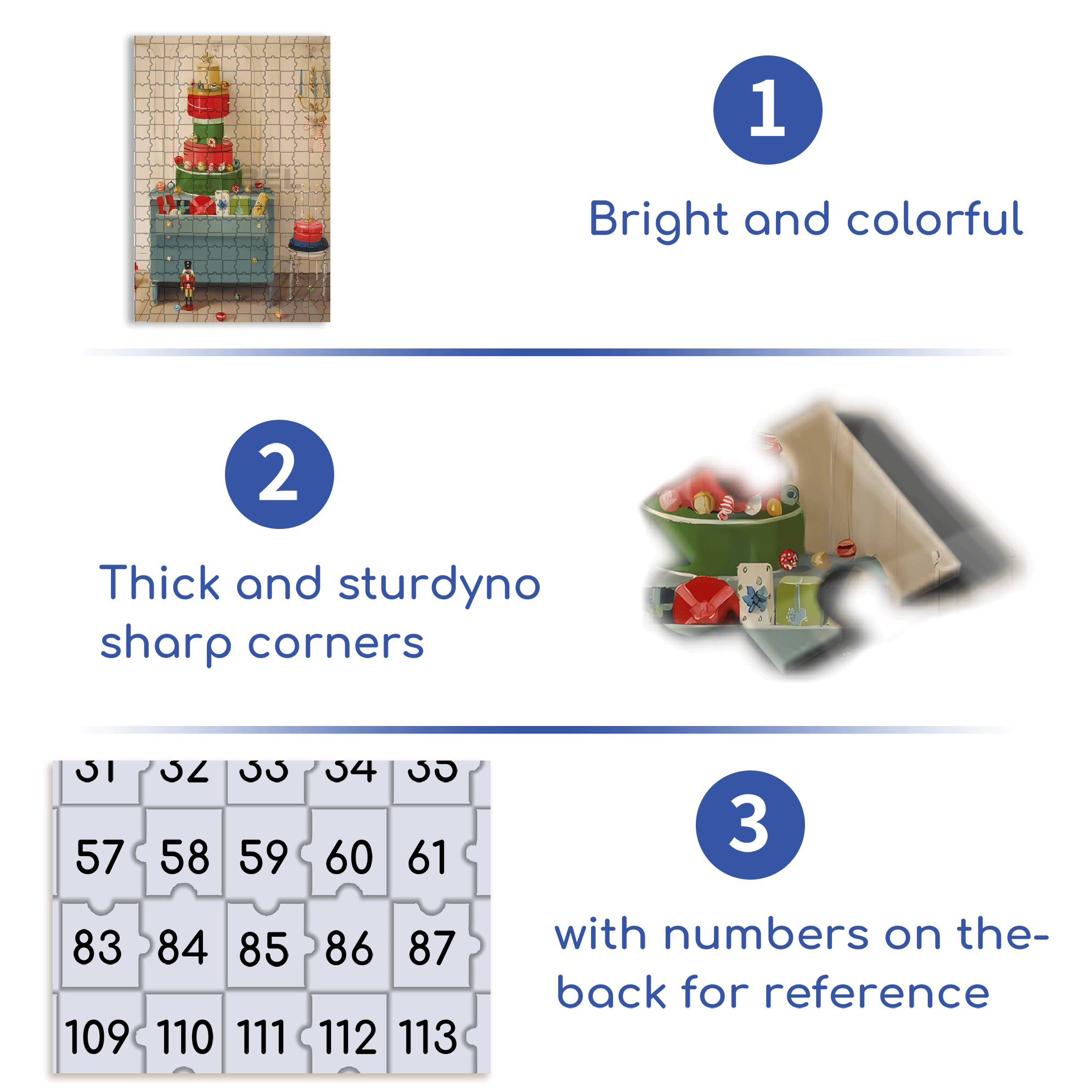 Deck The Hat Boxes 500pcs/1000pcs Jigsaw Puzzle, Scratch-Resistant, Interactive Family Game & Brain-Boosting DIY Decor, Perfect for Halloween, Christmas & New Year Gifts, Family Puzzle Game