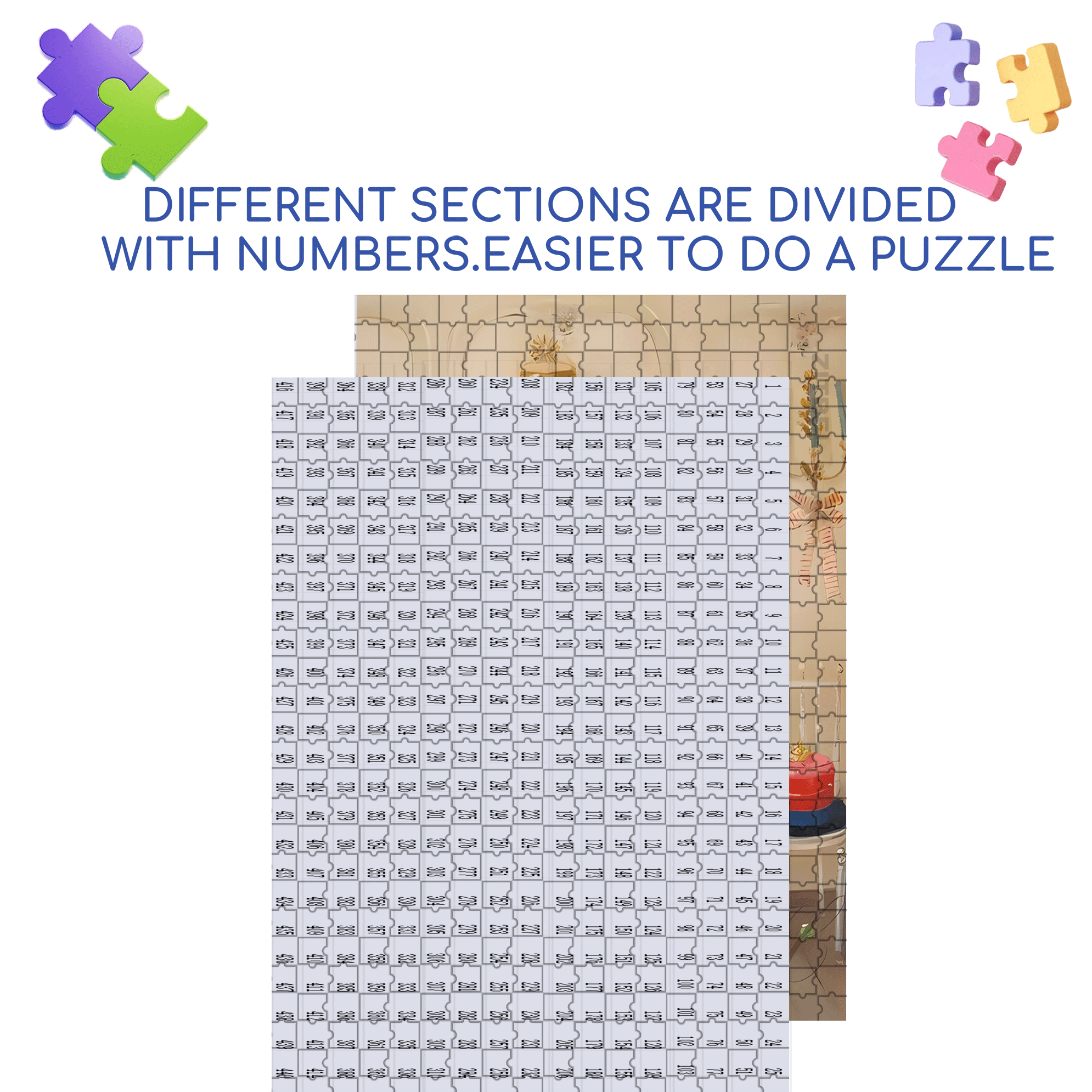 Deck The Hat Boxes 500pcs/1000pcs Jigsaw Puzzle, Scratch-Resistant, Interactive Family Game & Brain-Boosting DIY Decor, Perfect for Halloween, Christmas & New Year Gifts, Family Puzzle Game