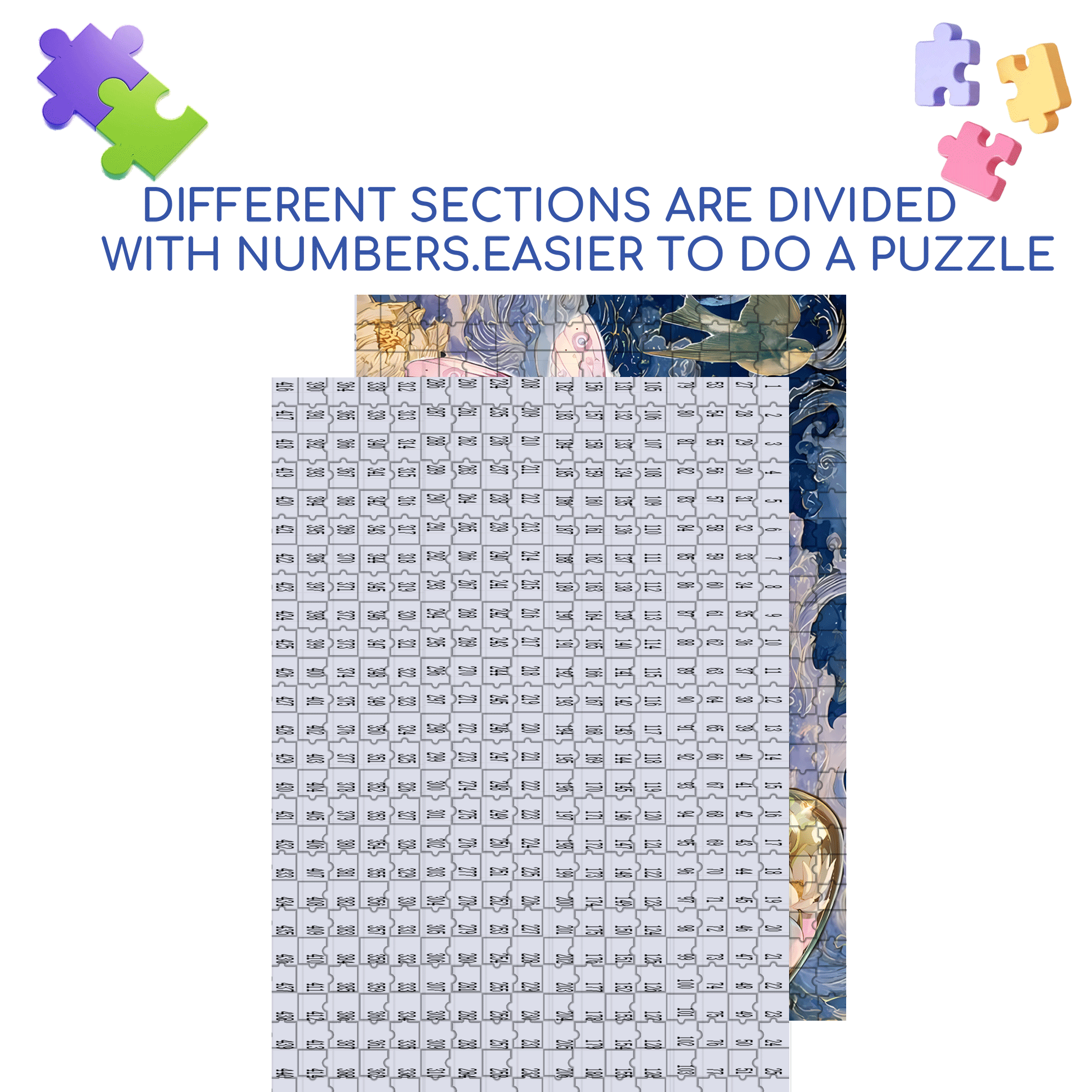 Fairy Tale Heroine 500pcs/1000pcs Jigsaw Puzzle, Scratch-Resistant, Interactive Family Game & Brain-Boosting DIY Decor, Perfect for Halloween, Christmas & New Year Gifts, Family Puzzle Game