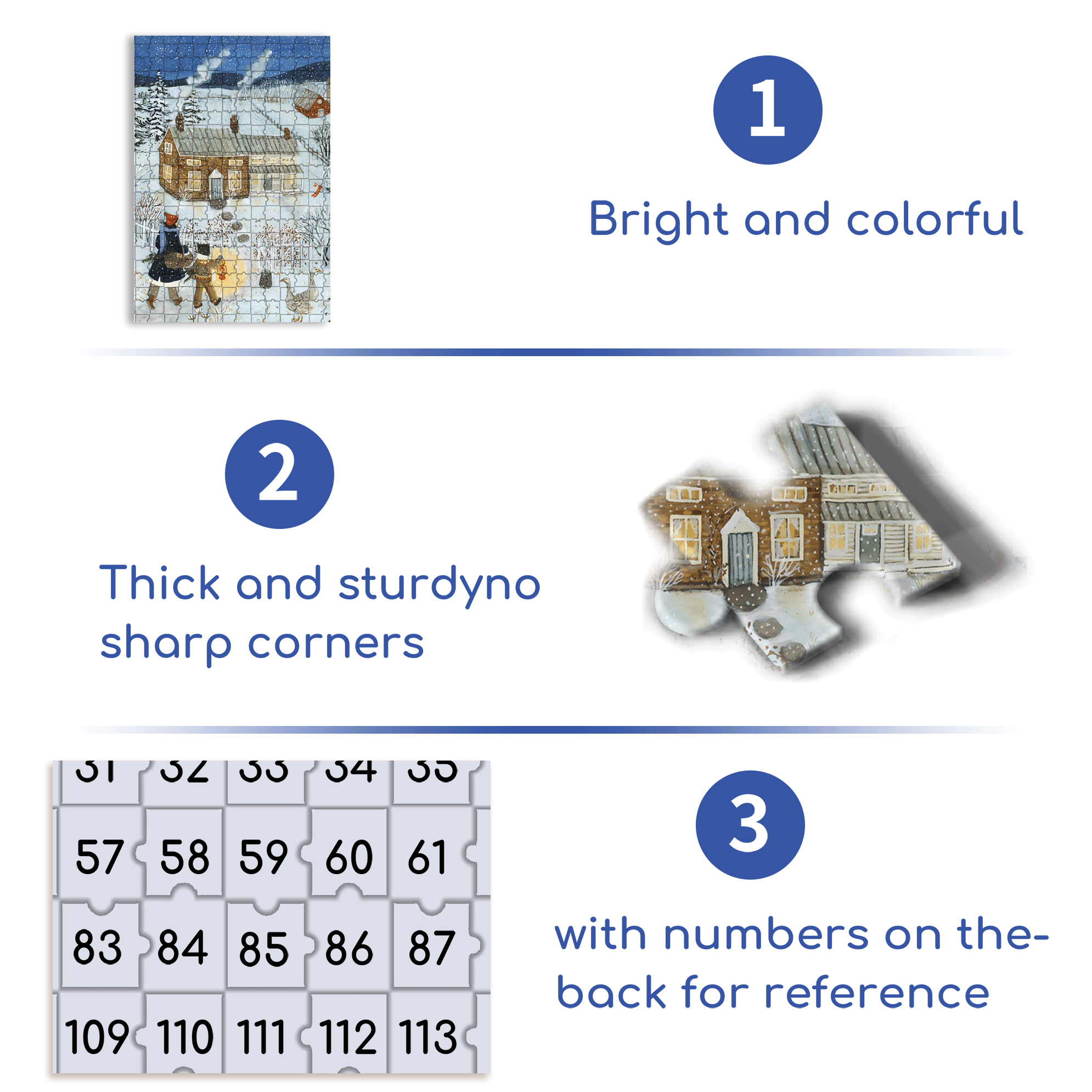 Homeward 500pcs/1000pcs Jigsaw Puzzle, Scratch-Resistant, Interactive Family Game & Brain-Boosting DIY Decor, Perfect for Halloween, Christmas & New Year Gifts, Family Puzzle Game