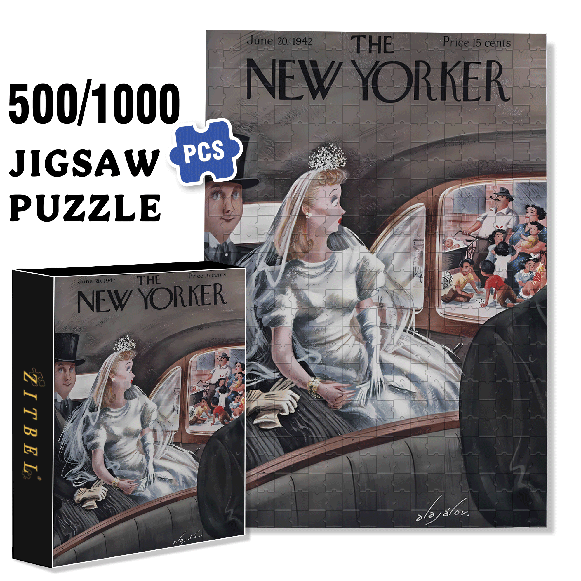 My Future Self 500pcs/1000pcs Jigsaw Puzzle, Scratch-Resistant, Interactive Family Game & Brain-Boosting DIY Decor, Perfect for Halloween, Christmas & New Year Gifts, Family Puzzle Game
