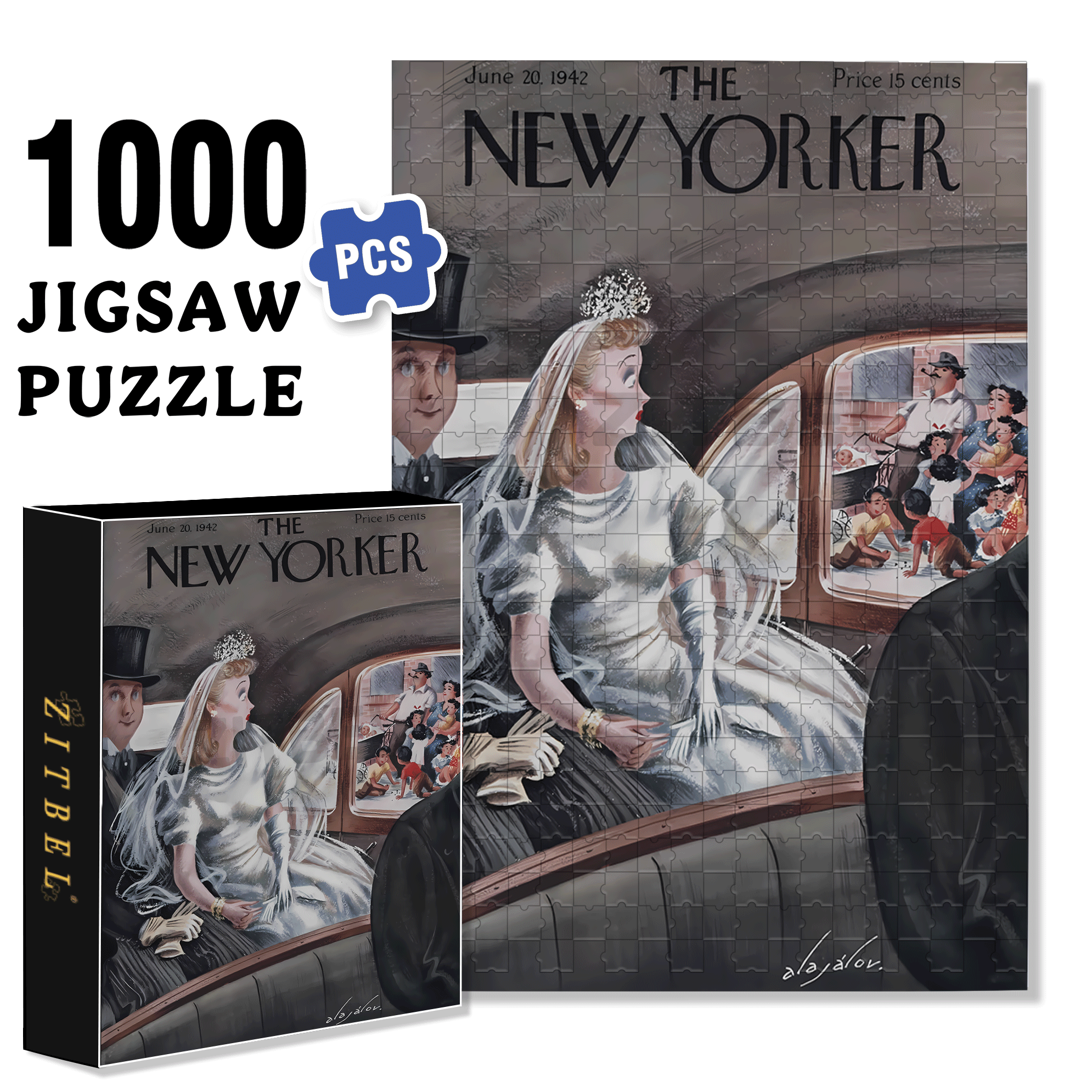 My Future Self 500pcs/1000pcs Jigsaw Puzzle, Scratch-Resistant, Interactive Family Game & Brain-Boosting DIY Decor, Perfect for Halloween, Christmas & New Year Gifts, Family Puzzle Game