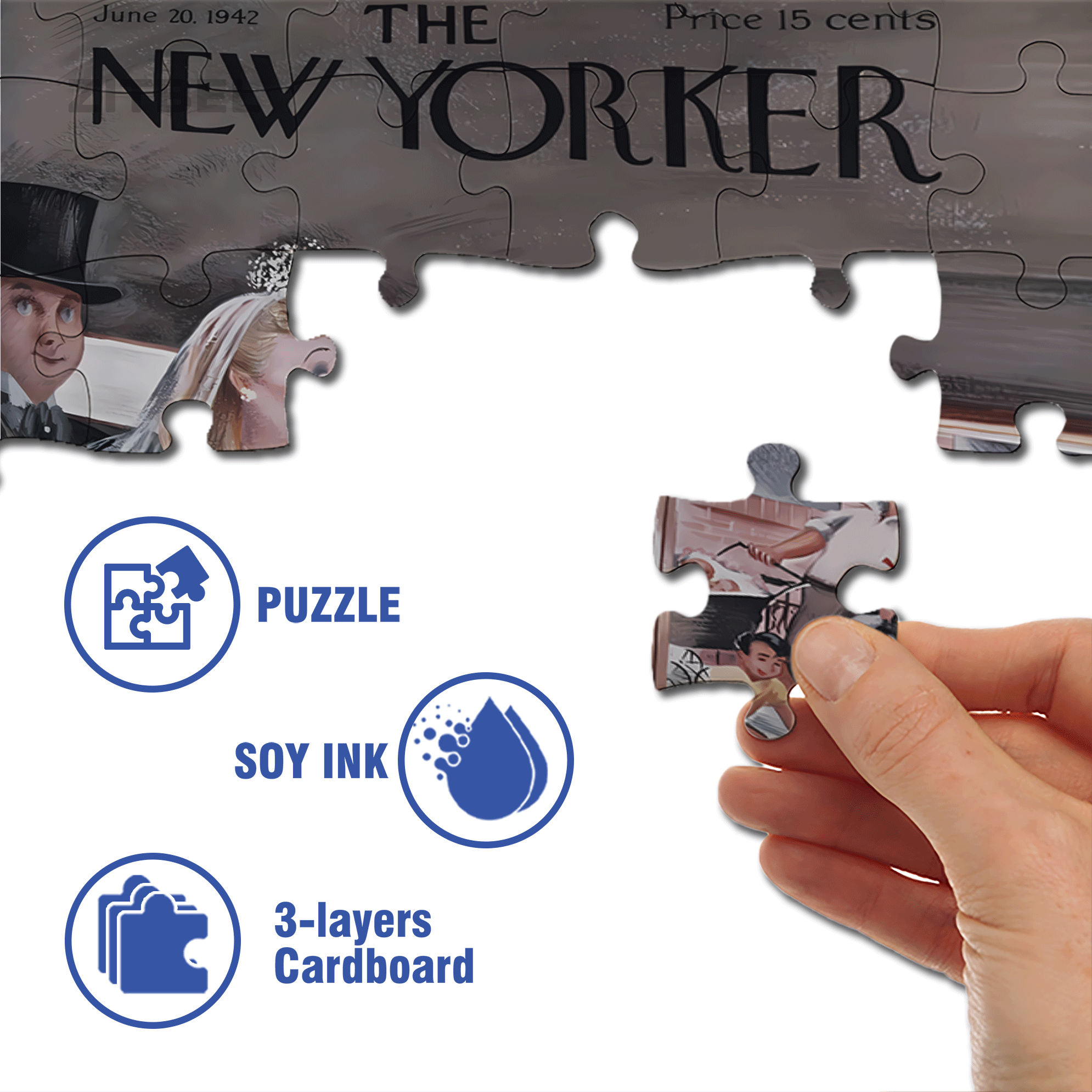 My Future Self 500pcs/1000pcs Jigsaw Puzzle, Scratch-Resistant, Interactive Family Game & Brain-Boosting DIY Decor, Perfect for Halloween, Christmas & New Year Gifts, Family Puzzle Game