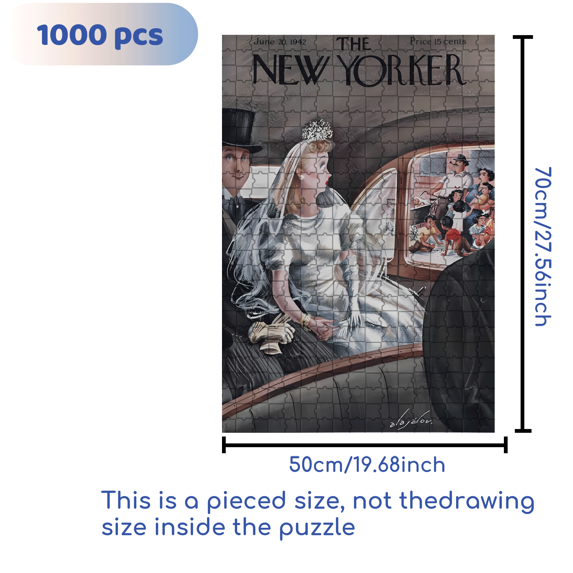 My Future Self 500pcs/1000pcs Jigsaw Puzzle, Scratch-Resistant, Interactive Family Game & Brain-Boosting DIY Decor, Perfect for Halloween, Christmas & New Year Gifts, Family Puzzle Game