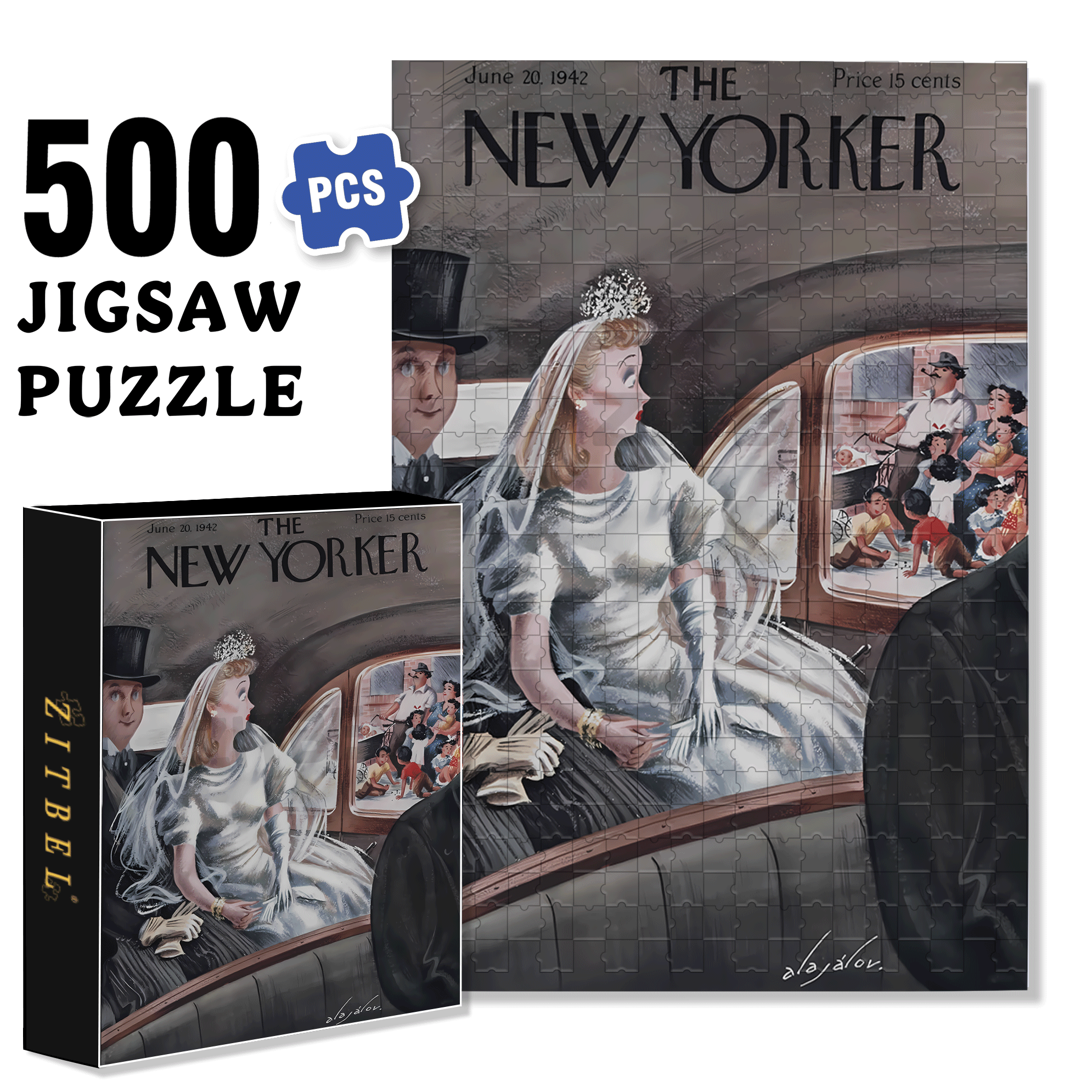 My Future Self 500pcs/1000pcs Jigsaw Puzzle, Scratch-Resistant, Interactive Family Game & Brain-Boosting DIY Decor, Perfect for Halloween, Christmas & New Year Gifts, Family Puzzle Game