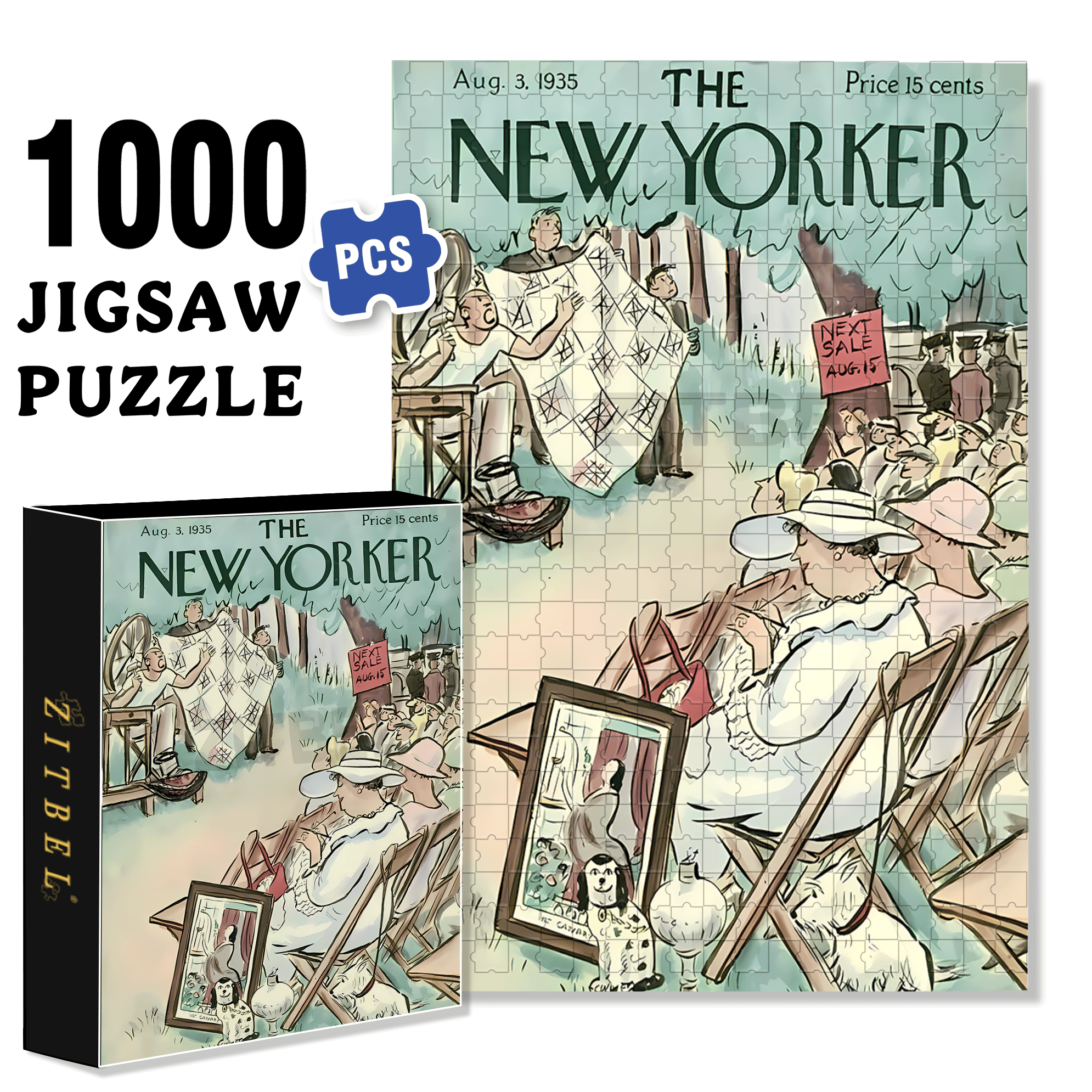 Next Sale 500pcs/1000pcs Jigsaw Puzzle, Scratch-Resistant, Interactive Family Game & Brain-Boosting DIY Decor, Perfect for Halloween, Christmas & New Year Gifts, Family Puzzle Game