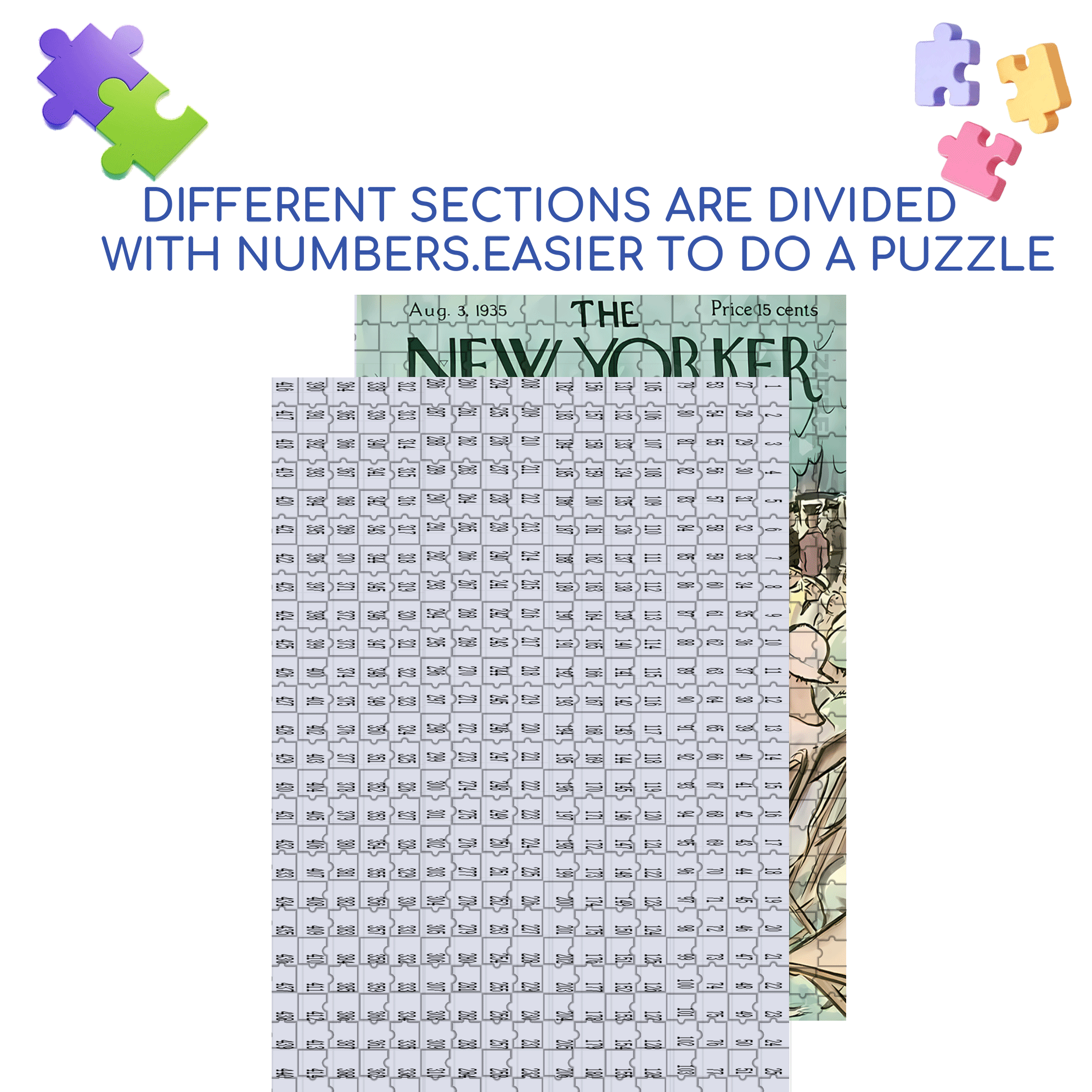 Next Sale 500pcs/1000pcs Jigsaw Puzzle, Scratch-Resistant, Interactive Family Game & Brain-Boosting DIY Decor, Perfect for Halloween, Christmas & New Year Gifts, Family Puzzle Game