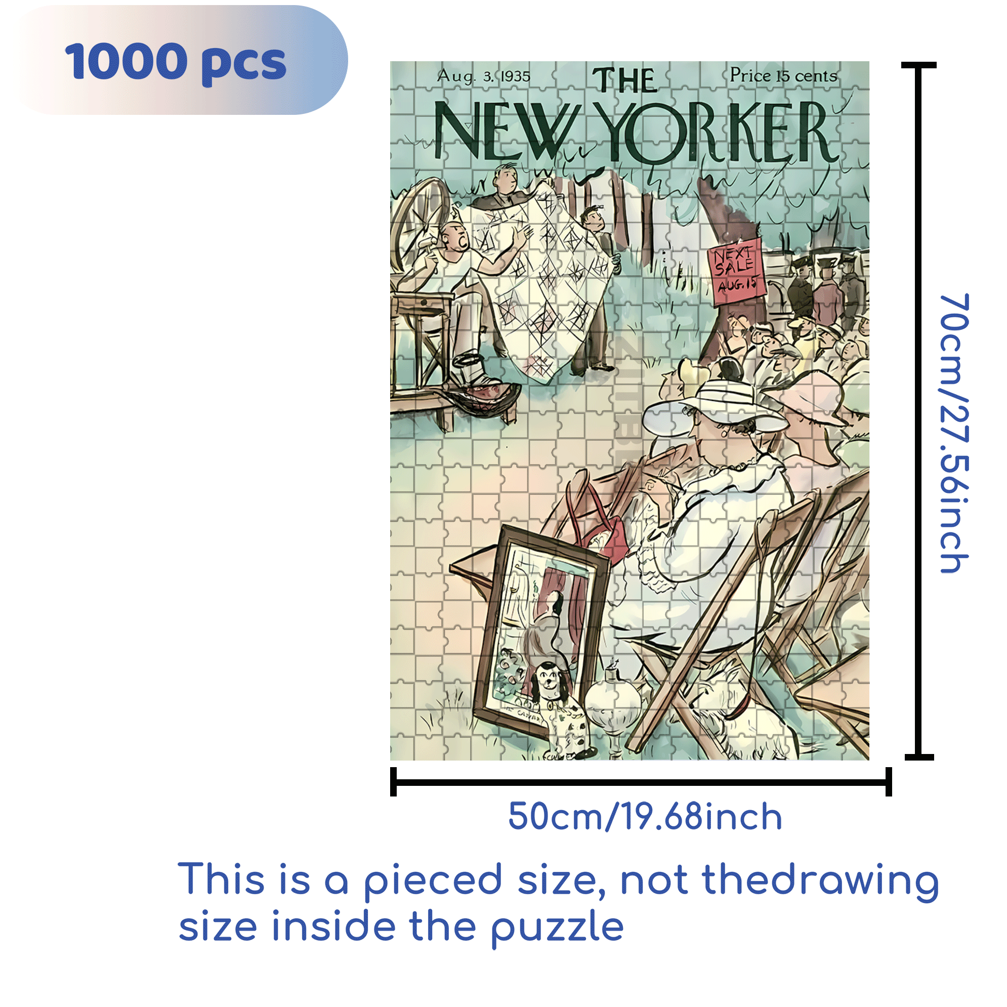 Next Sale 500pcs/1000pcs Jigsaw Puzzle, Scratch-Resistant, Interactive Family Game & Brain-Boosting DIY Decor, Perfect for Halloween, Christmas & New Year Gifts, Family Puzzle Game