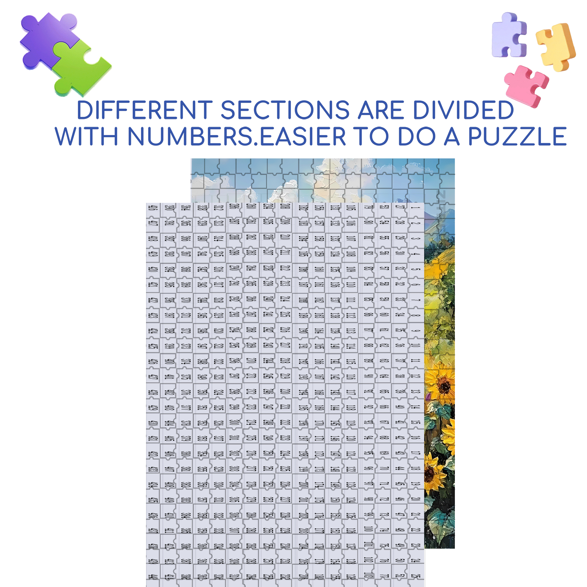 No Man's Land 500pcs/1000pcs Jigsaw Puzzle, Scratch-Resistant, Interactive Family Game & Brain-Boosting DIY Decor, Perfect for Halloween, Christmas & New Year Gifts, Family Puzzle Game