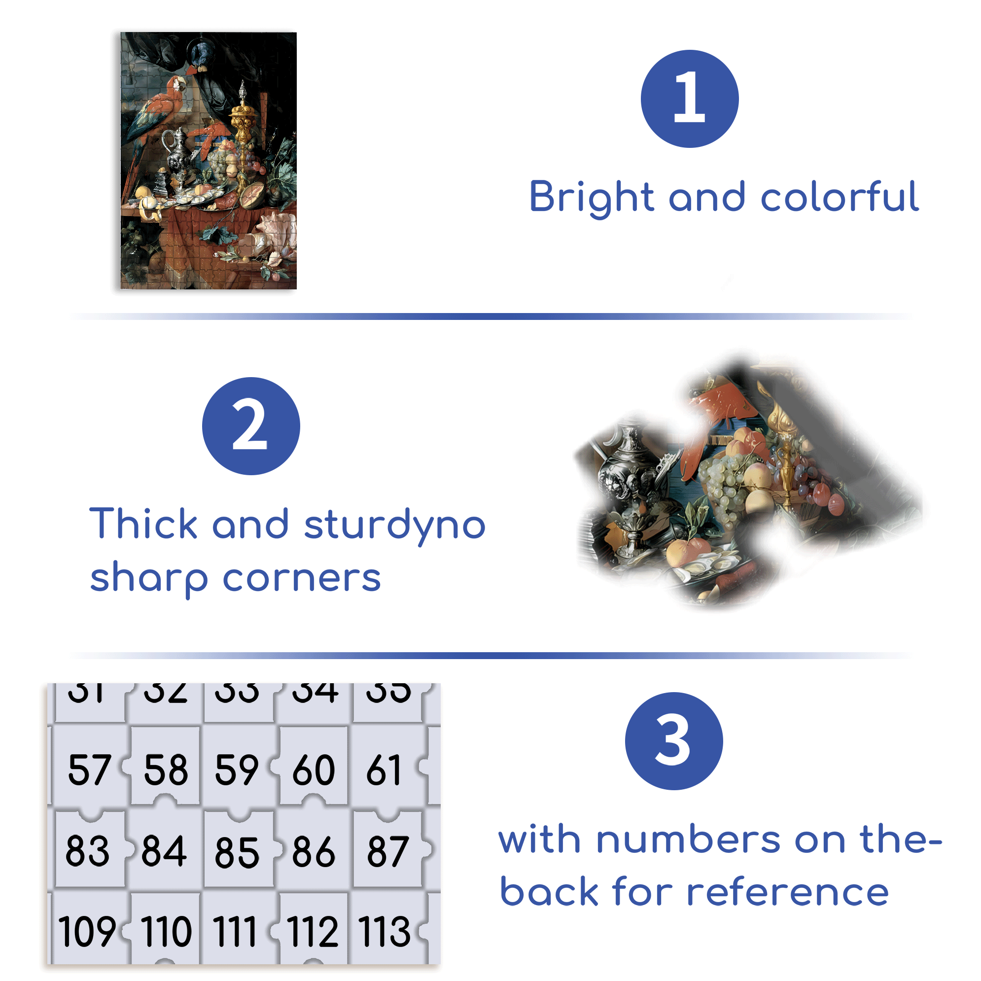 Parrot and Lobster 500pcs/1000pcs Jigsaw Puzzle, Scratch-Resistant, Interactive Family Game & Brain-Boosting DIY Decor, Perfect for Halloween, Christmas & New Year Gifts, Family Puzzle Game