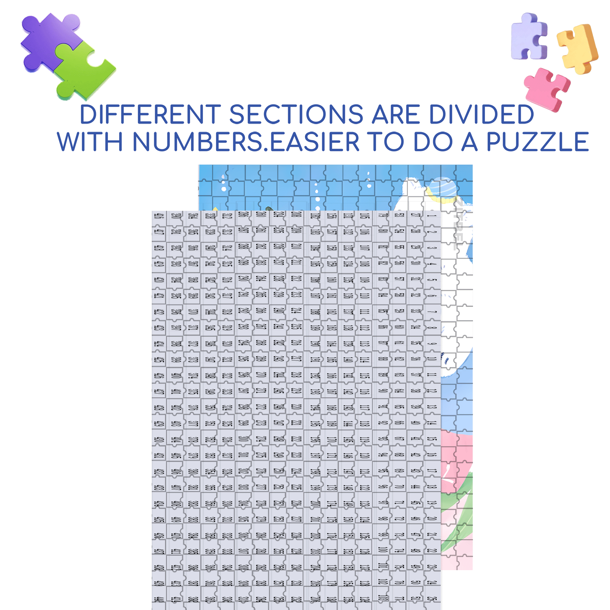 Star Festival 500pcs/1000pcs Jigsaw Puzzle, Scratch-Resistant, Interactive Family Game & Brain-Boosting DIY Decor, Perfect for Halloween, Christmas & New Year Gifts, Family Puzzle Game