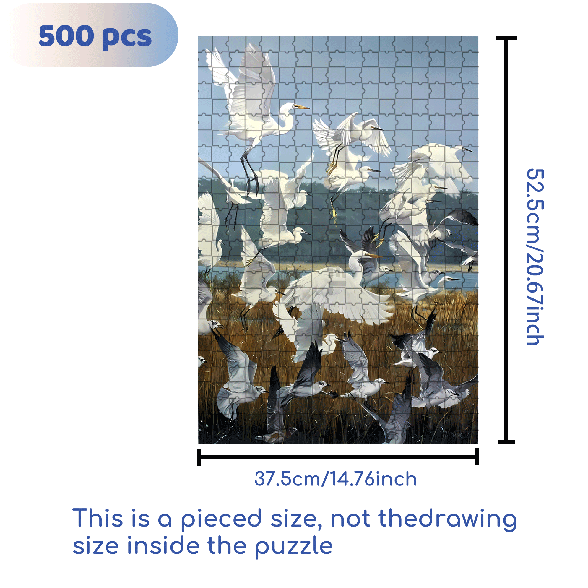 Take Off 500pcs/1000pcs Jigsaw Puzzle, Scratch-Resistant, Interactive Family Game & Brain-Boosting DIY Decor, Perfect for Halloween, Christmas & New Year Gifts, Family Puzzle Game