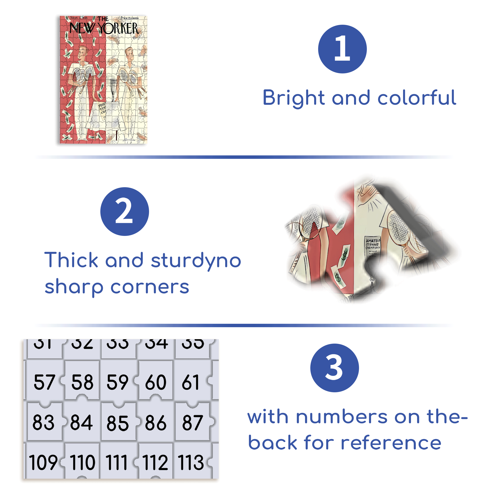 Tennis Champion 500pcs/1000pcs Jigsaw Puzzle, Scratch-Resistant, Interactive Family Game & Brain-Boosting DIY Decor, Perfect for Halloween, Christmas & New Year Gifts, Family Puzzle Game