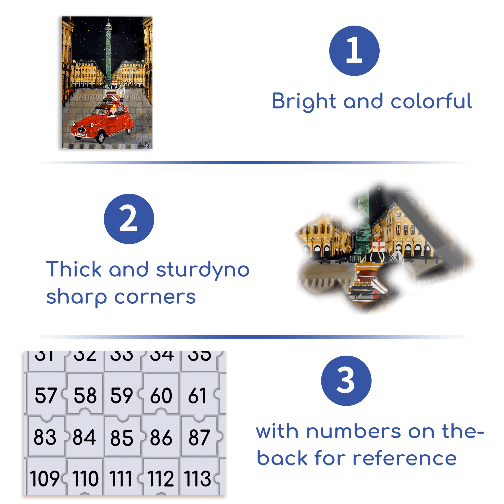 All Right Reserved  500pcs/1000pcs Jigsaw Puzzle, Scratch-Resistant, Interactive Family Game & Brain-Boosting DIY Decor, Perfect for Halloween, Christmas & New Year Gifts, Family Puzzle Game