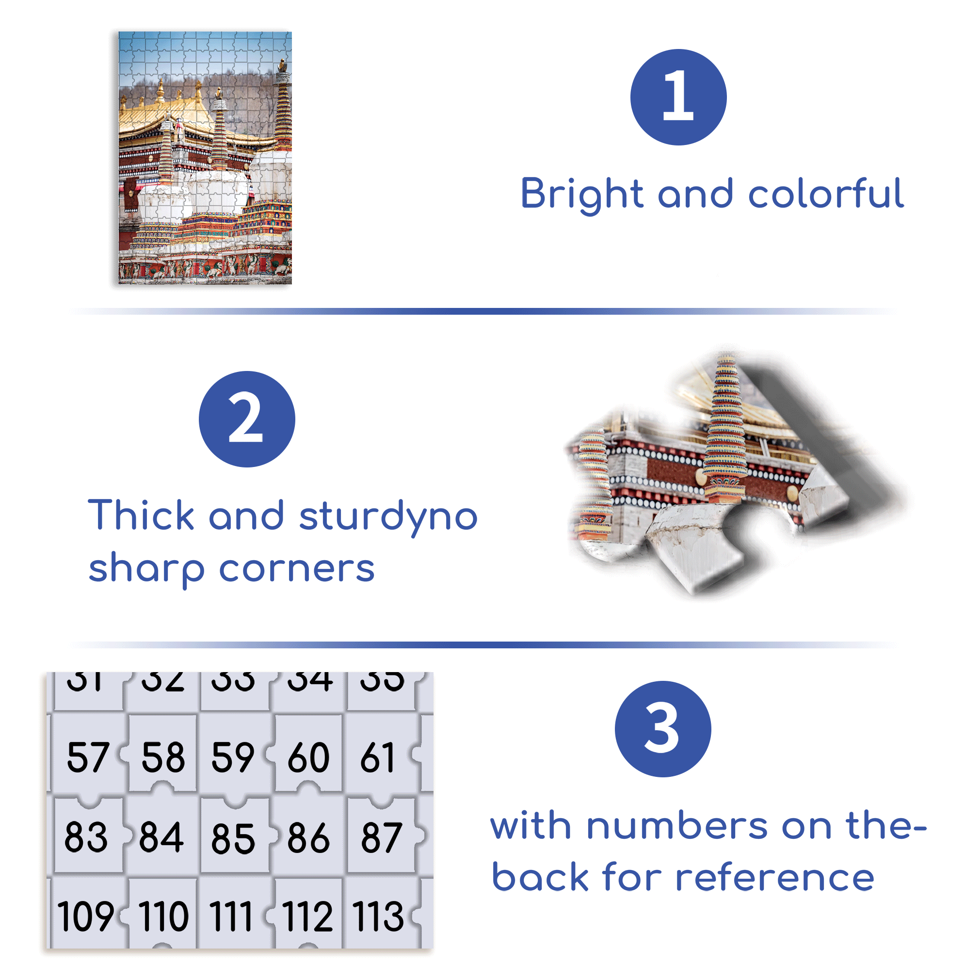 Ancient Chinese Architecture 2 500pcs/1000pcs Jigsaw Puzzle, Scratch-Resistant, Interactive Family Game & Brain-Boosting DIY Decor, Perfect for Halloween, Christmas & New Year Gifts, Family Puzzle Game