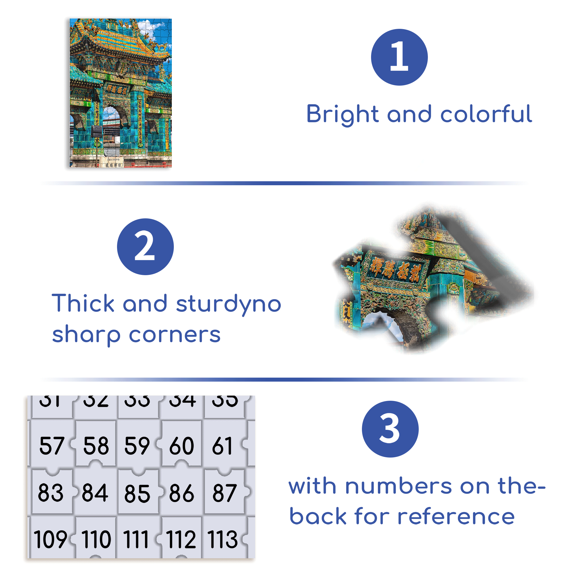 Ancient Chinese Architecture 7 500pcs/1000pcs Jigsaw Puzzle, Scratch-Resistant, Interactive Family Game & Brain-Boosting DIY Decor, Perfect for Halloween, Christmas & New Year Gifts, Family Puzzle Game